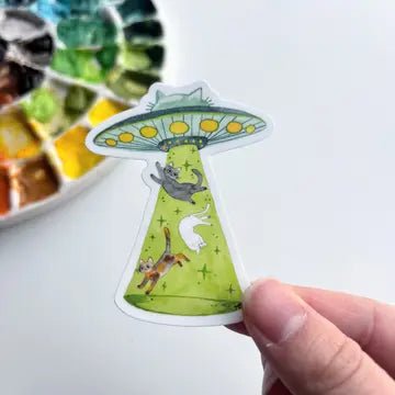 Alien Cats Sticker - Modern Companion