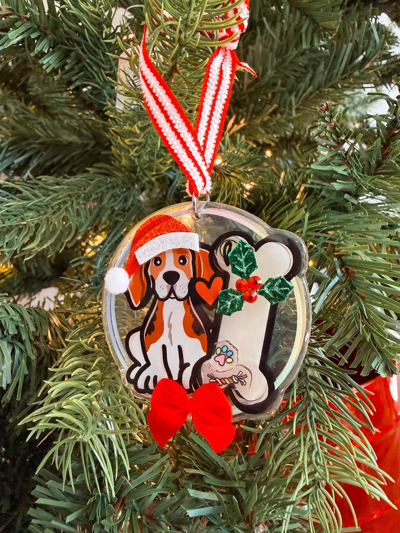 Beagle Christmas Ornament - Modern Companion