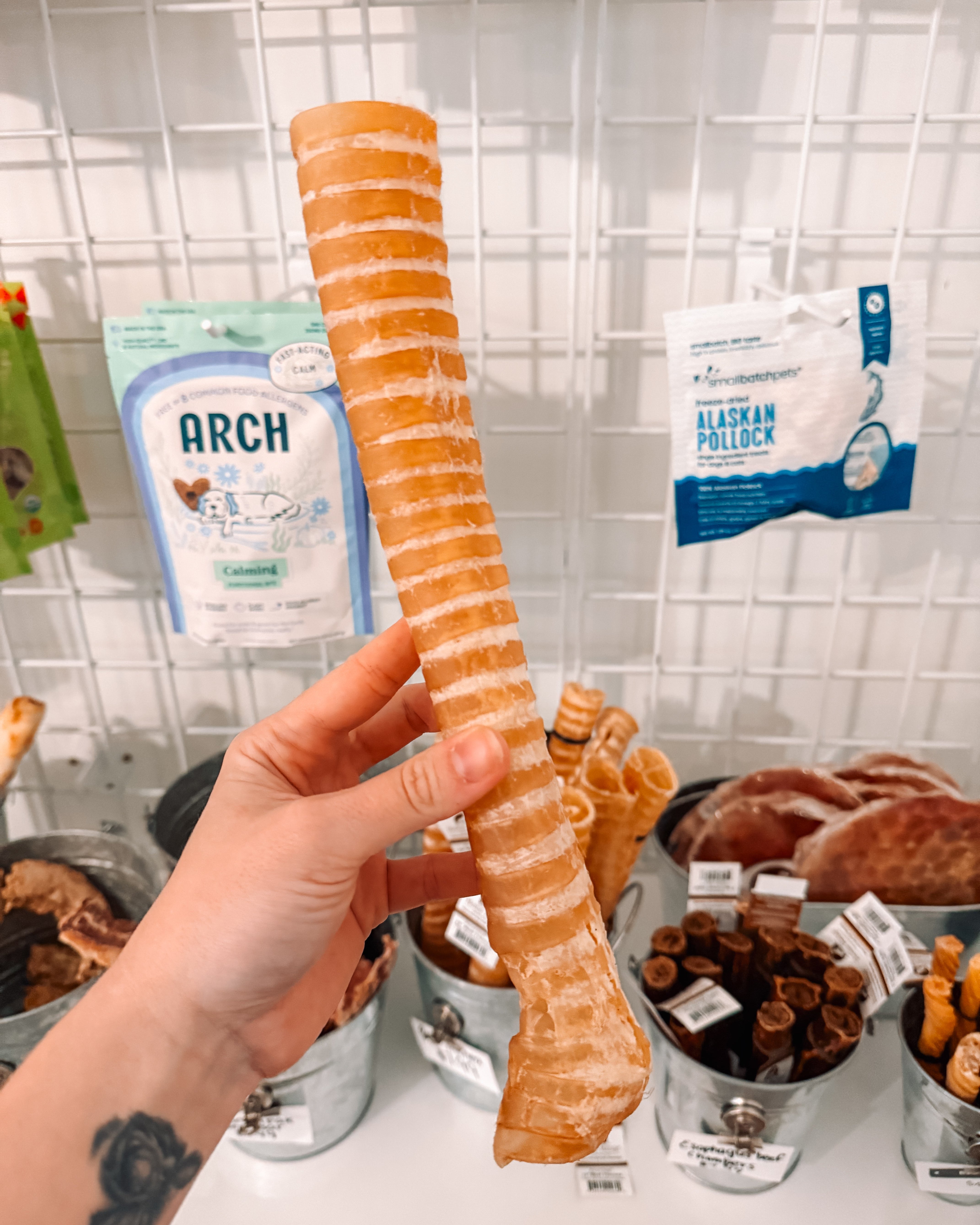 Beef Trachea Tube Chews - Modern Companion