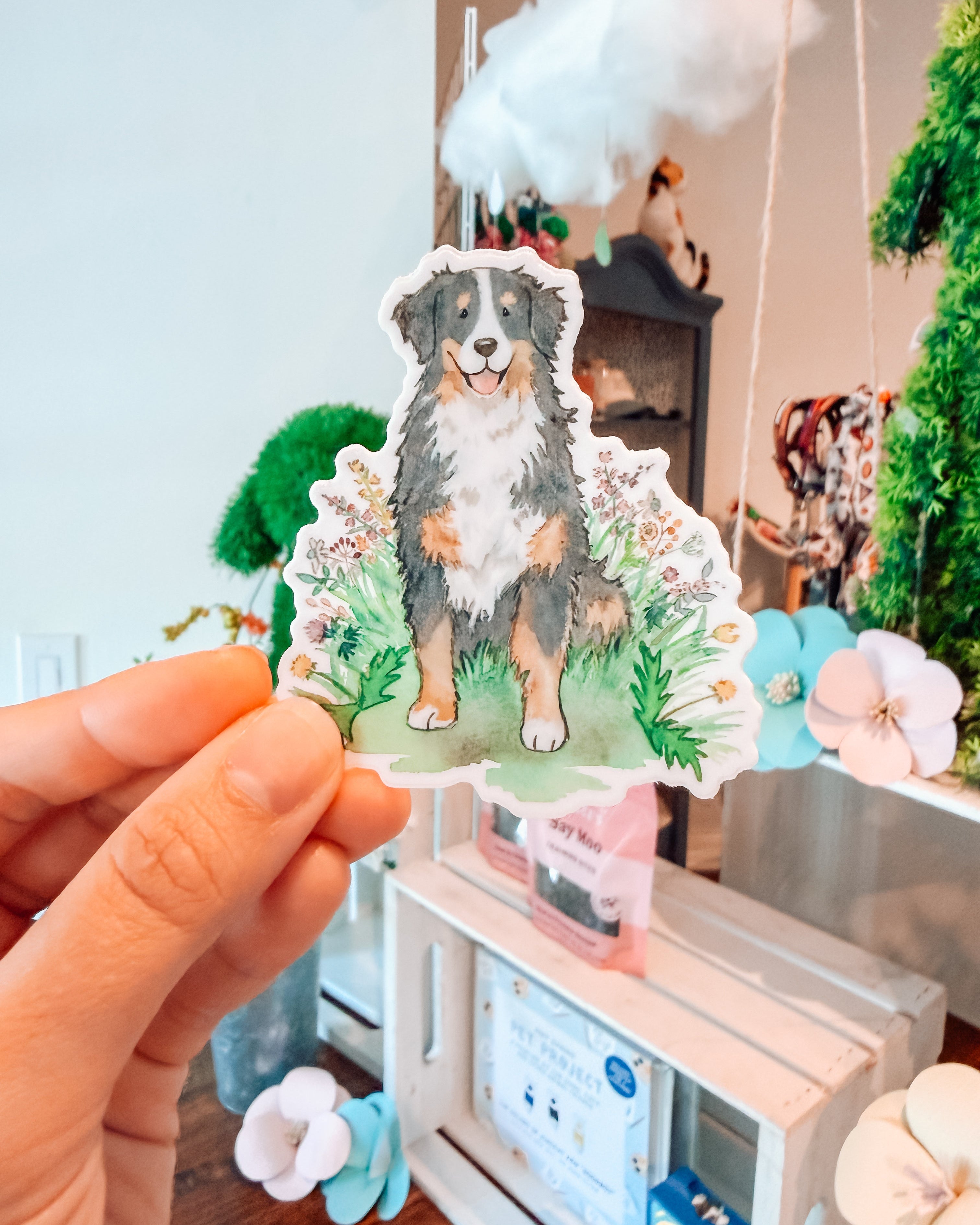 Bernese Mountain Dog Sticker - Modern Companion
