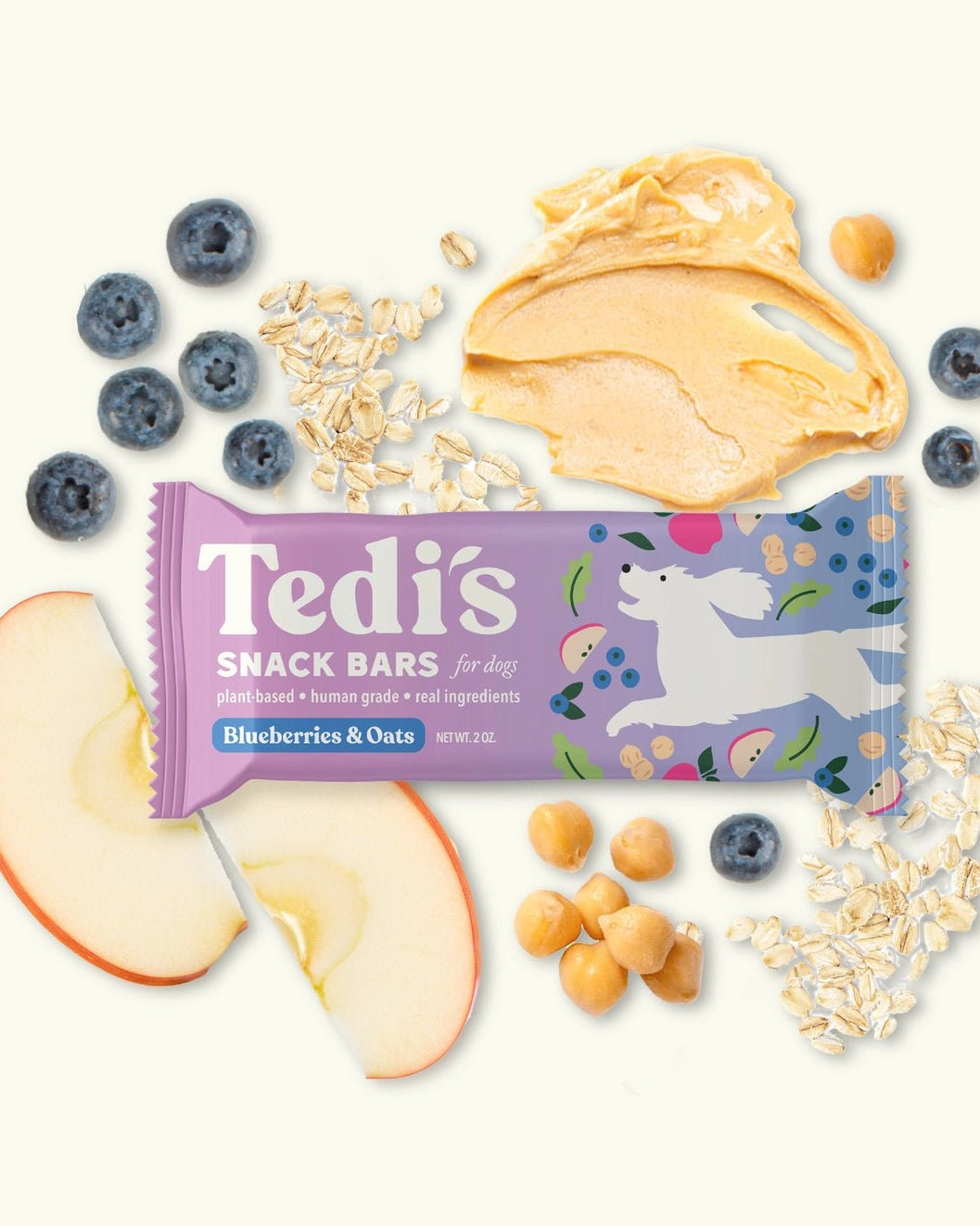 Blueberry & Oats Snack Bars - Modern Companion