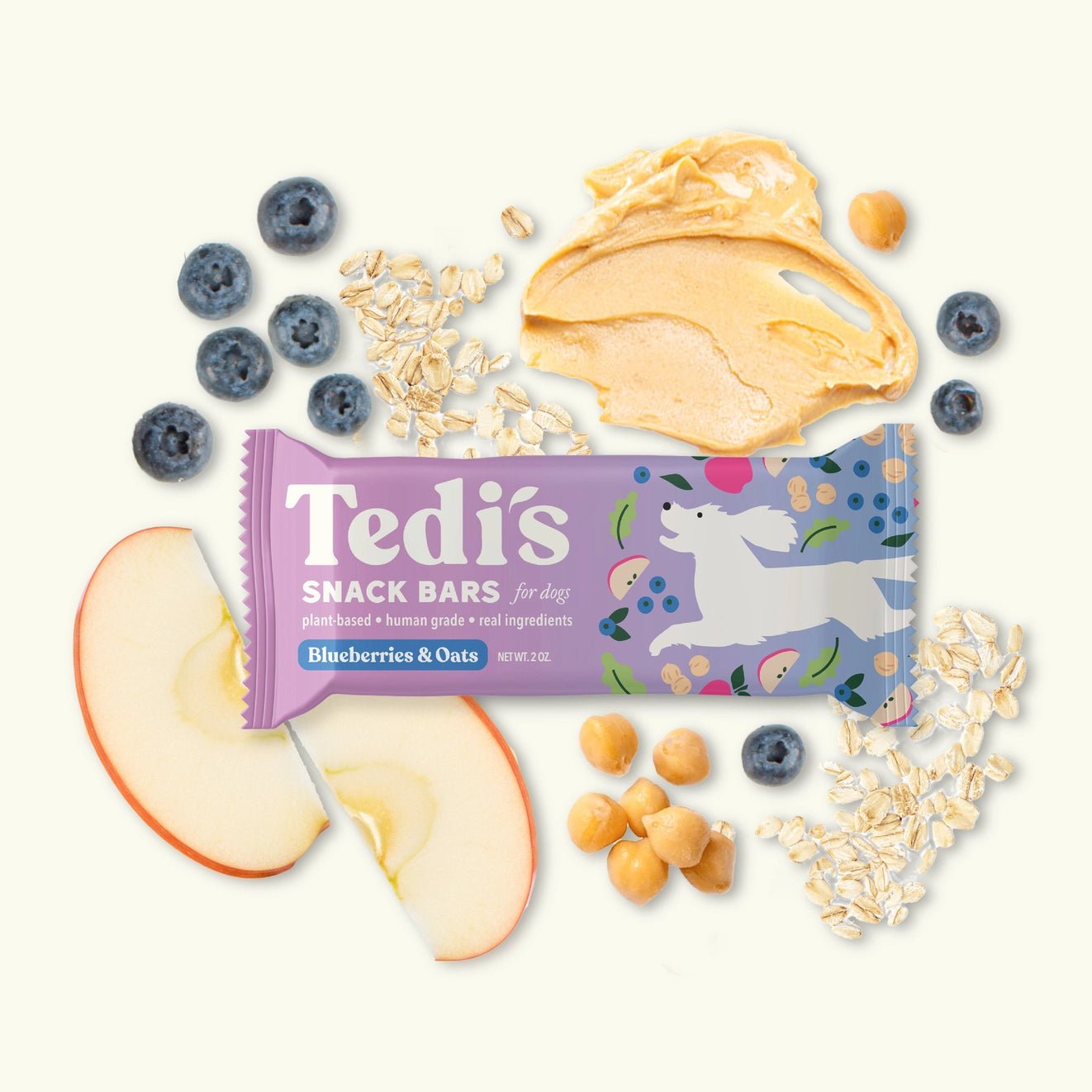 Blueberry & Oats Snack Bars - Modern Companion