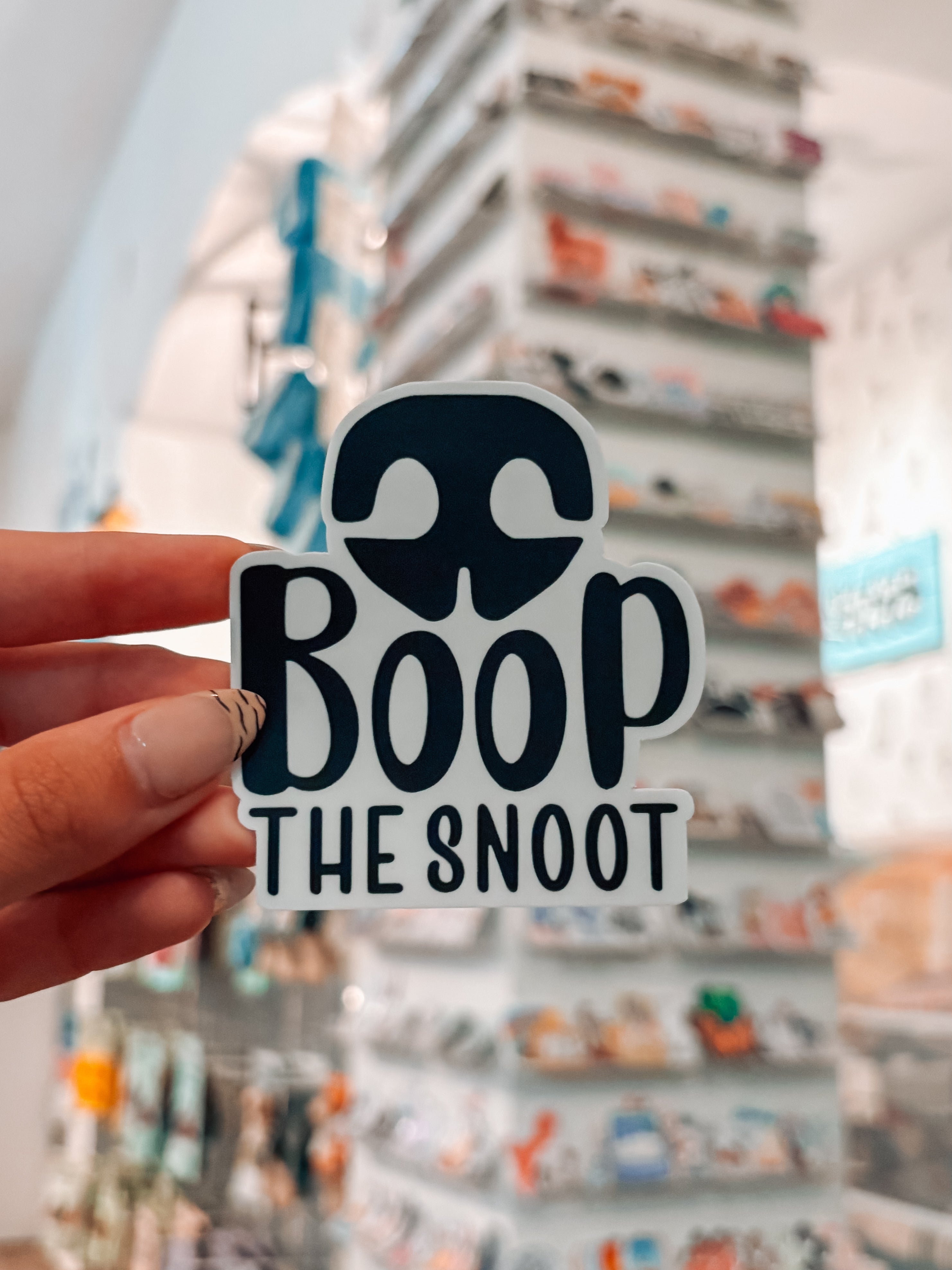Boop the Snoot Dog Sticker - Modern Companion