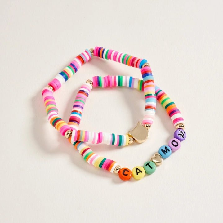 Cat Mom Bracelet Set - Modern Companion
