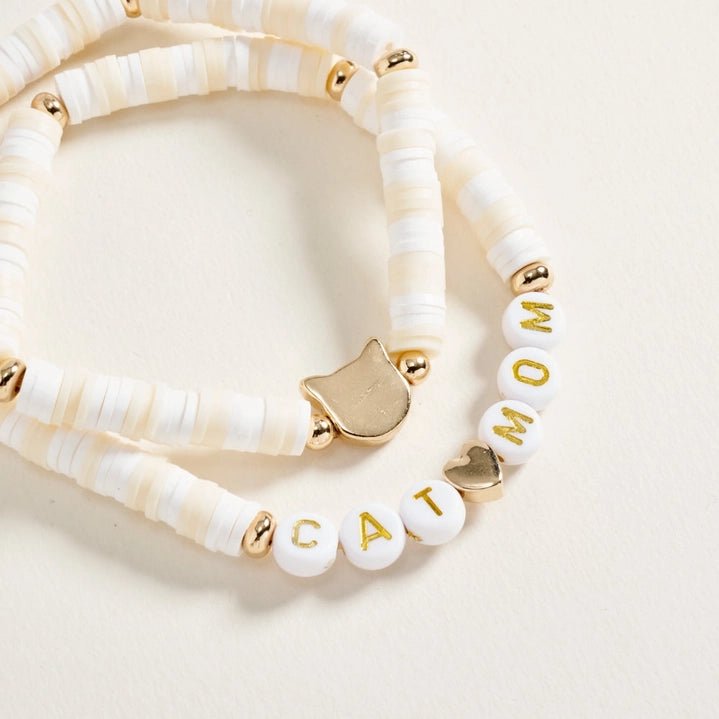 Cat Mom Bracelet Set - Modern Companion
