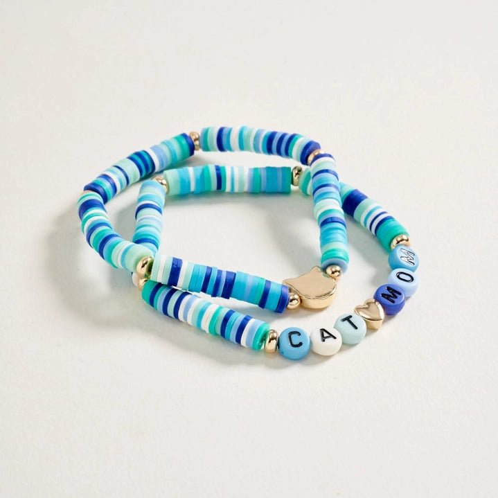 Cat Mom Bracelet Set - Modern Companion