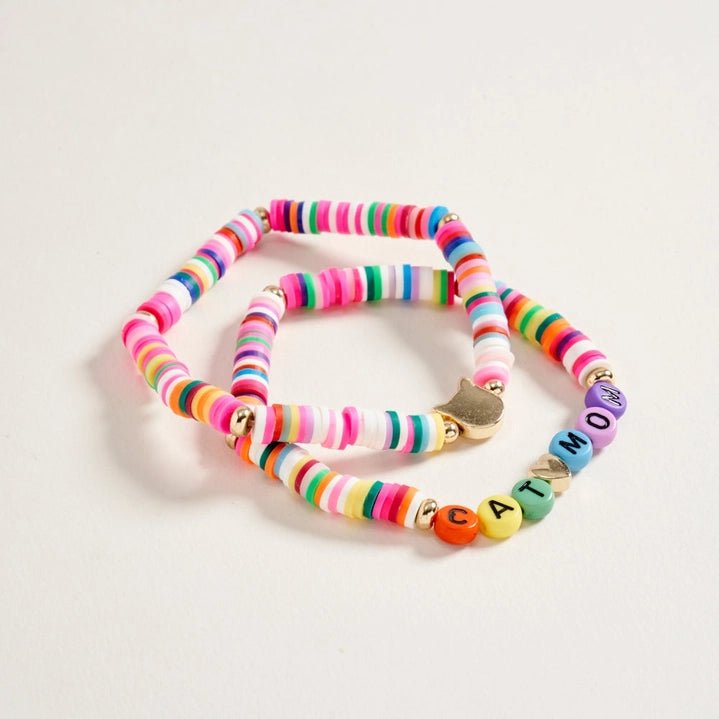 Cat Mom Bracelet Set - Modern Companion