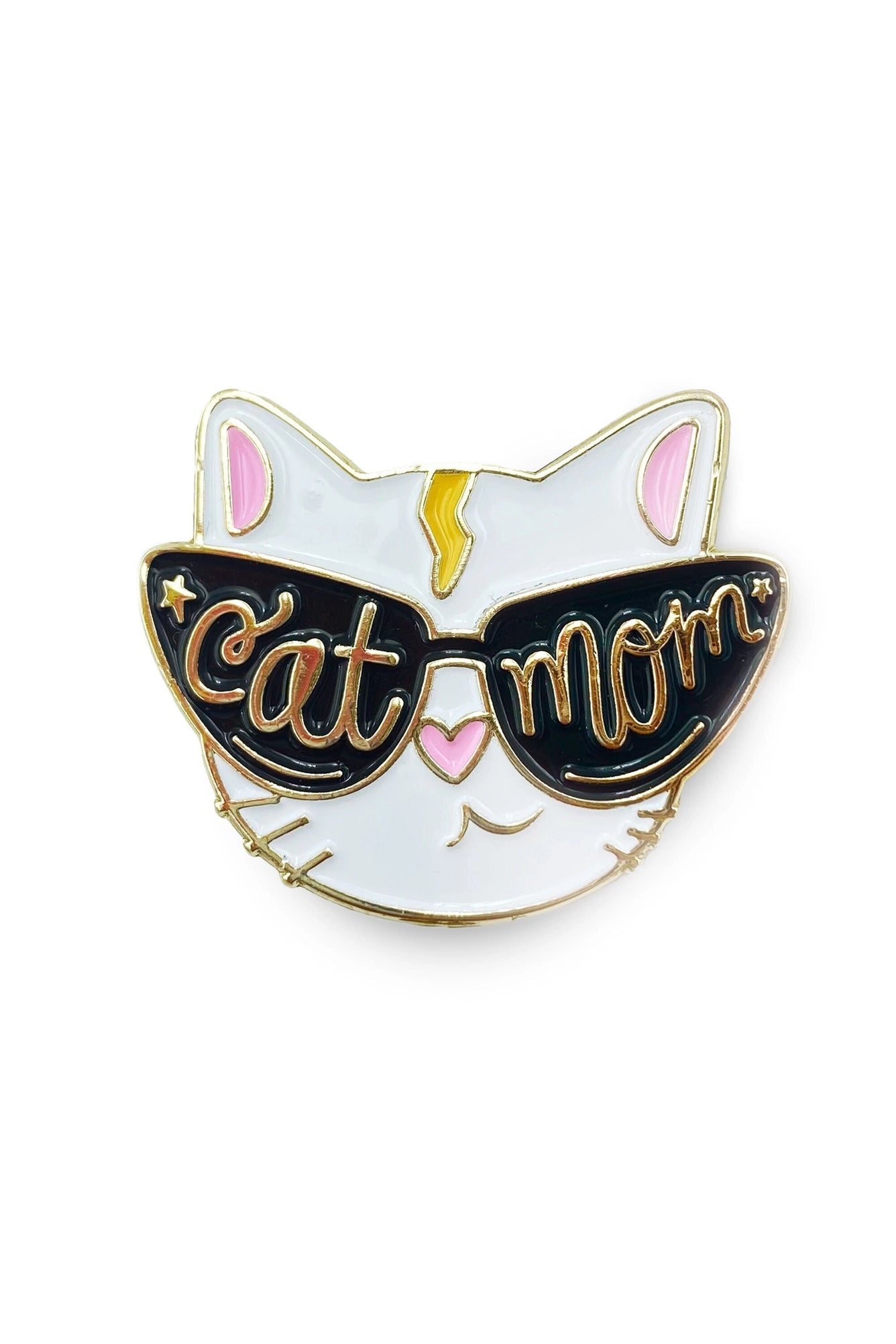 Cat Mom Enamel Pin - Modern Companion