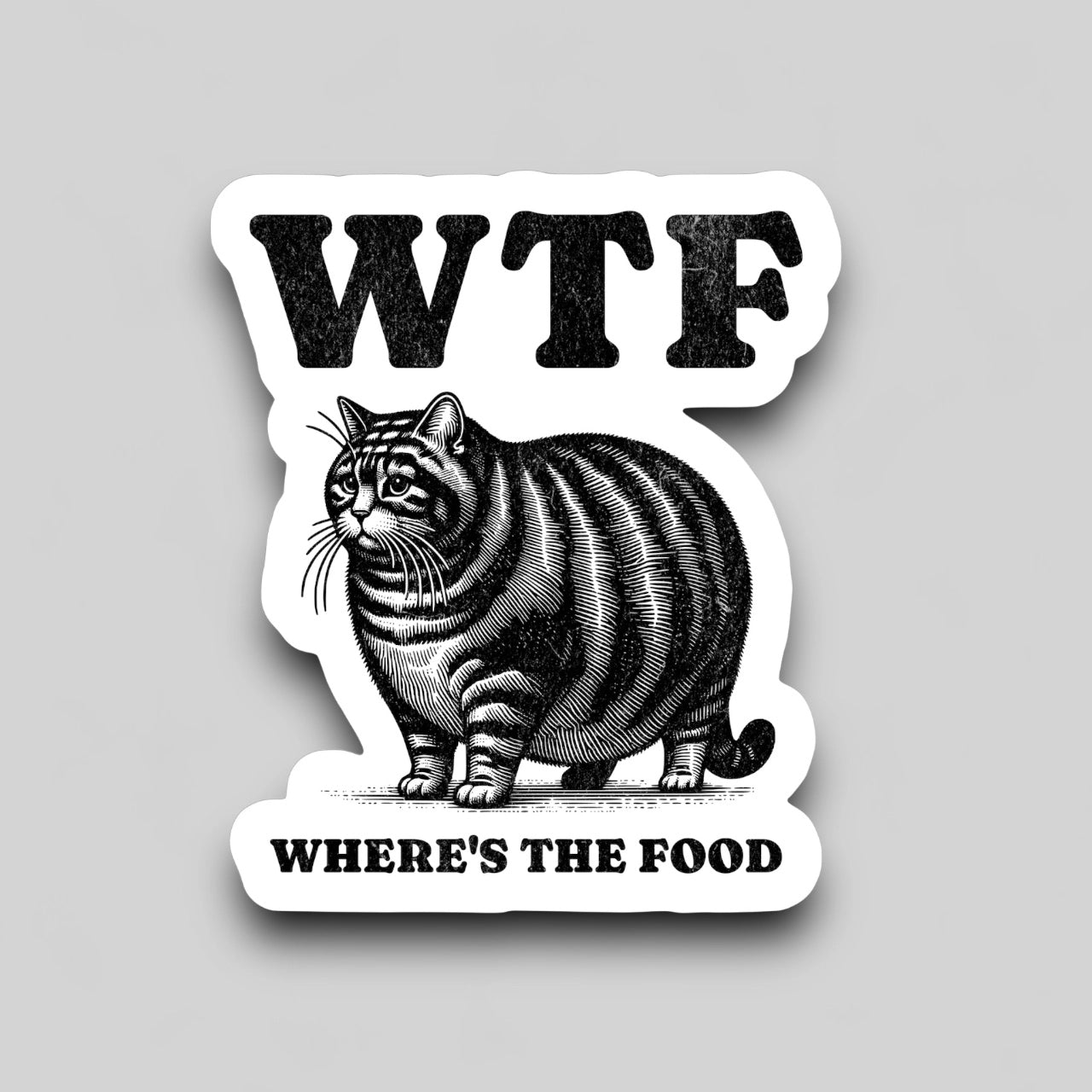 Cat Wtf Sticker - Modern Companion