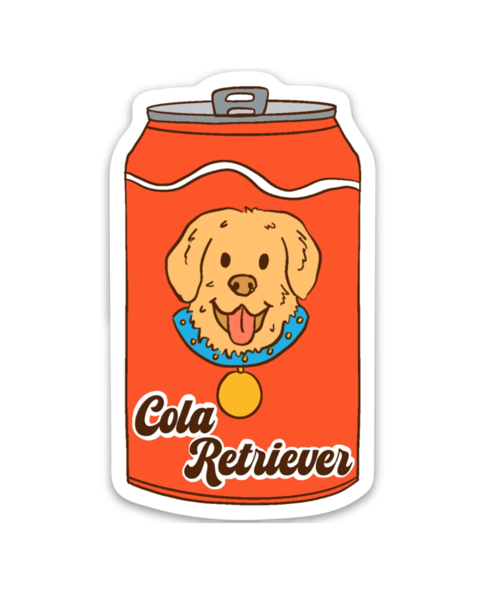 Cola Retriever Sticker - Modern Companion