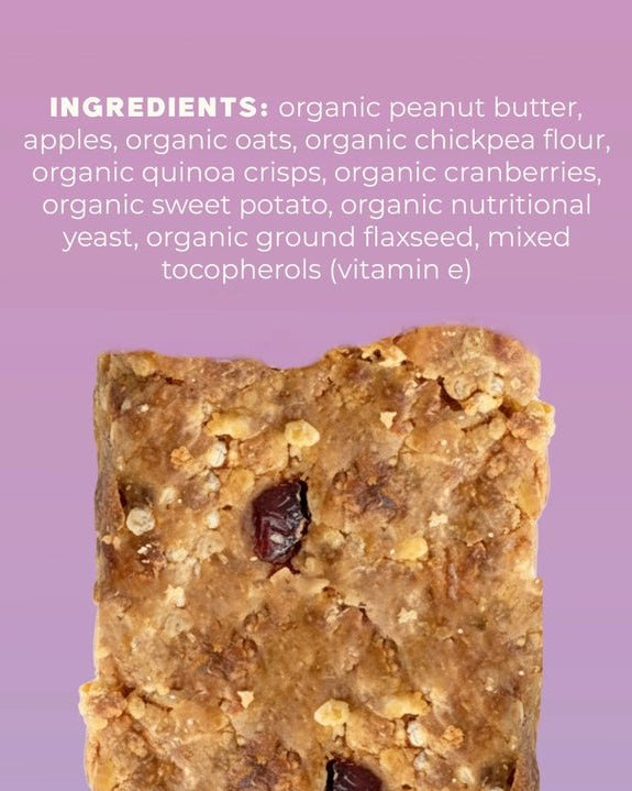 Cranberry & Sweet Potato Snack Bars - Modern Companion