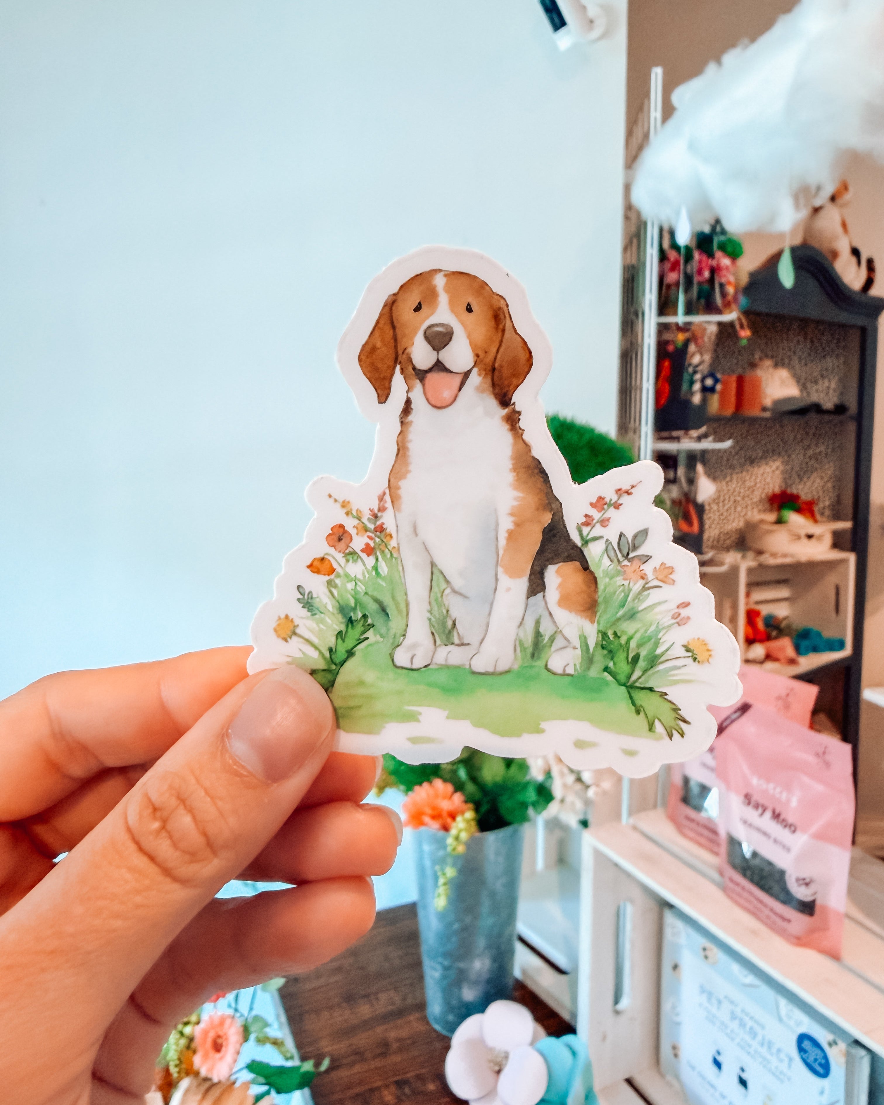 Cute Beagle Sticker - Modern Companion