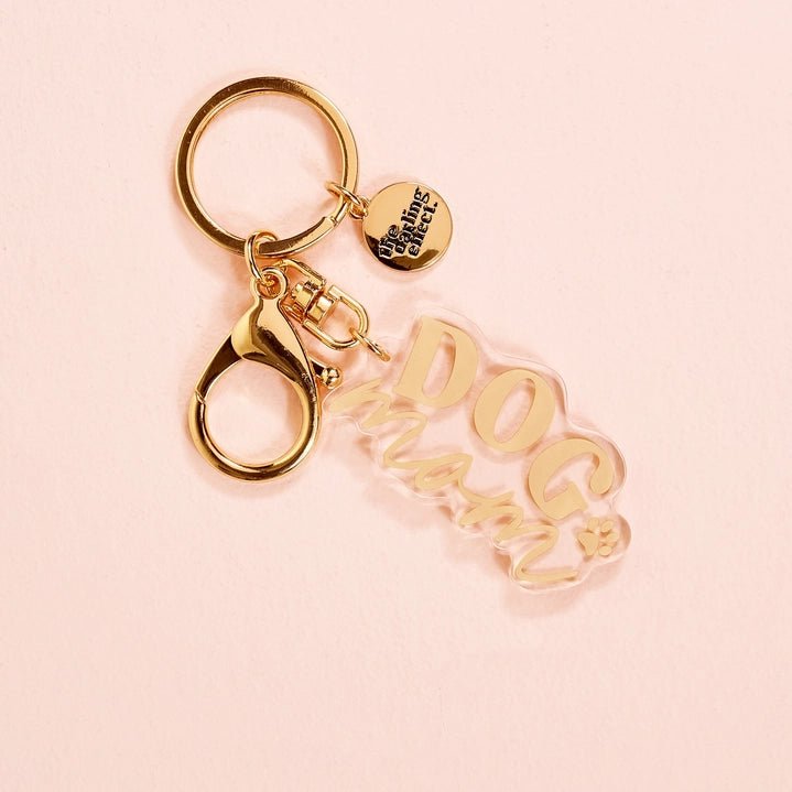 Dog Mom Acrylic Keychain - Modern Companion
