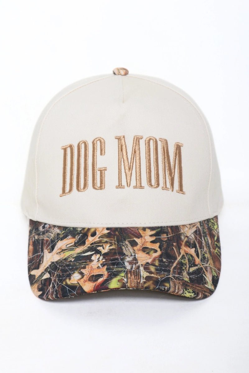 Dog Mom Embroidery Camo Cap - Modern Companion