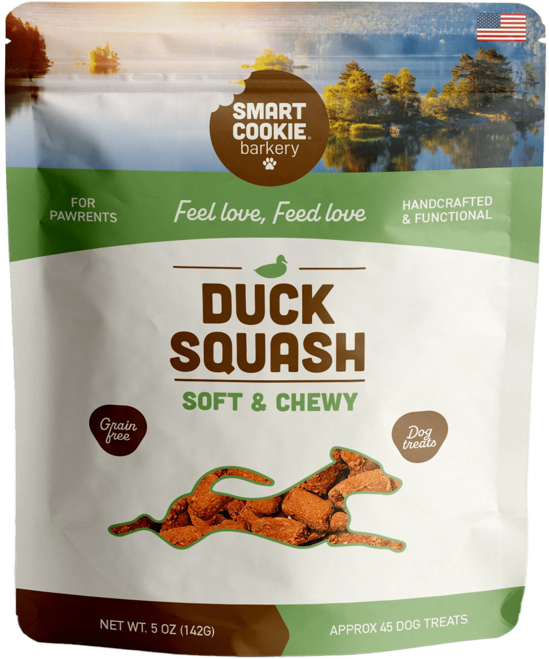 Duck + Squash Soft & Chewy Dog Treats - Modern Companion