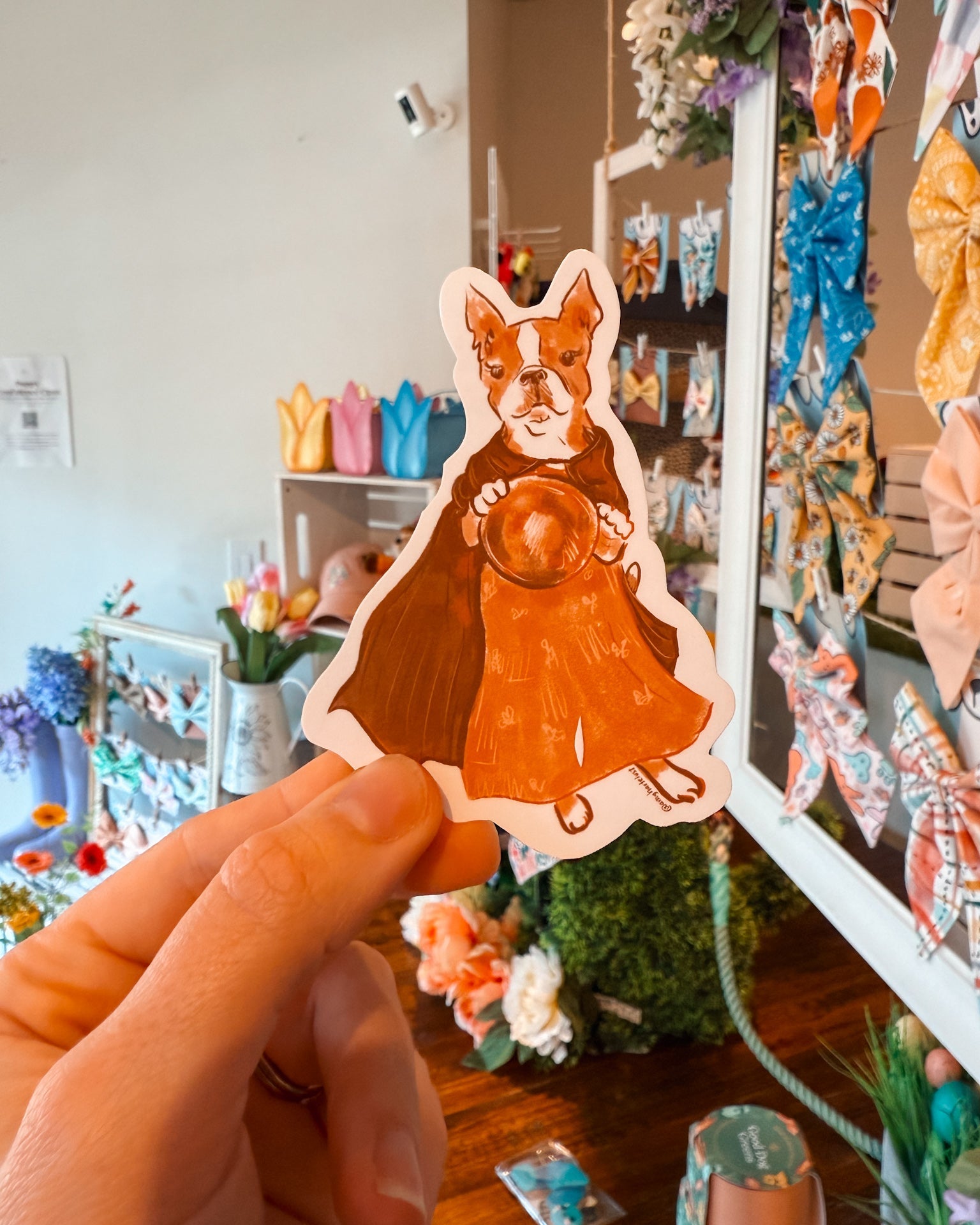 Evermore Swiftie Pup Sticker - Modern Companion