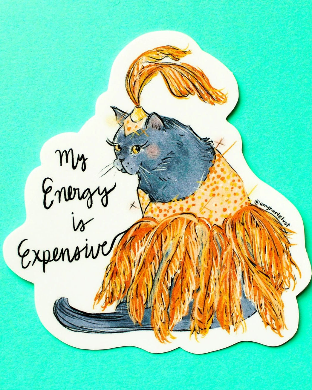 Expensive Energy Sticker - Modern Companion