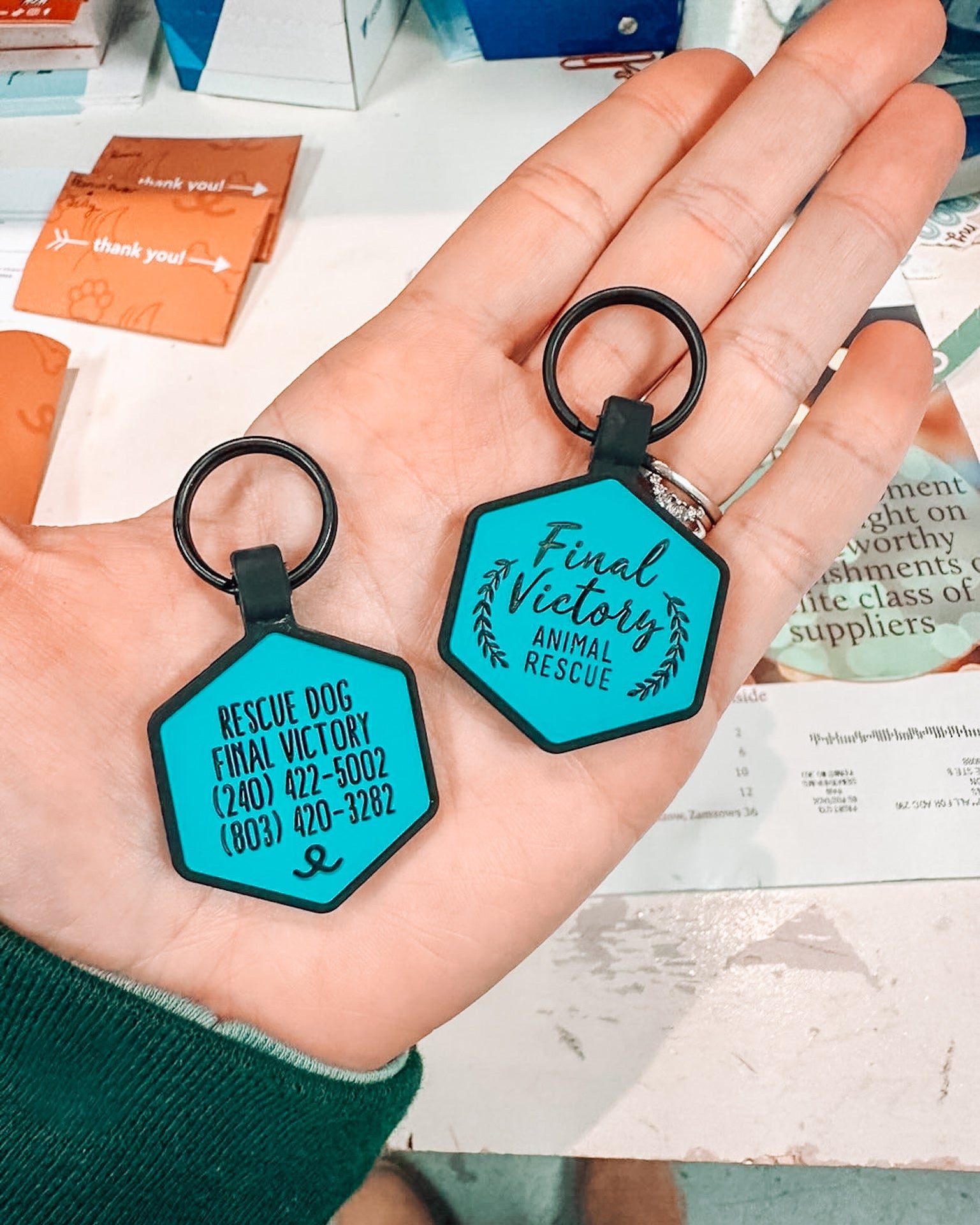 Final Victory Pet ID Tag - Modern Companion