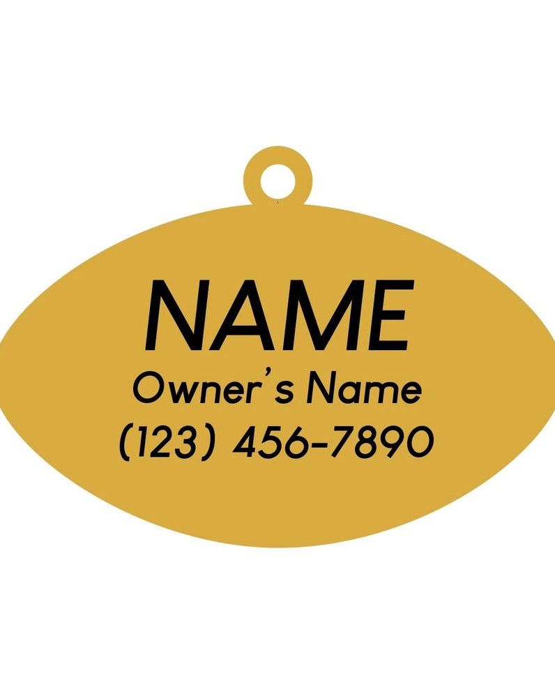 Football Pet Id Tag - Modern Companion