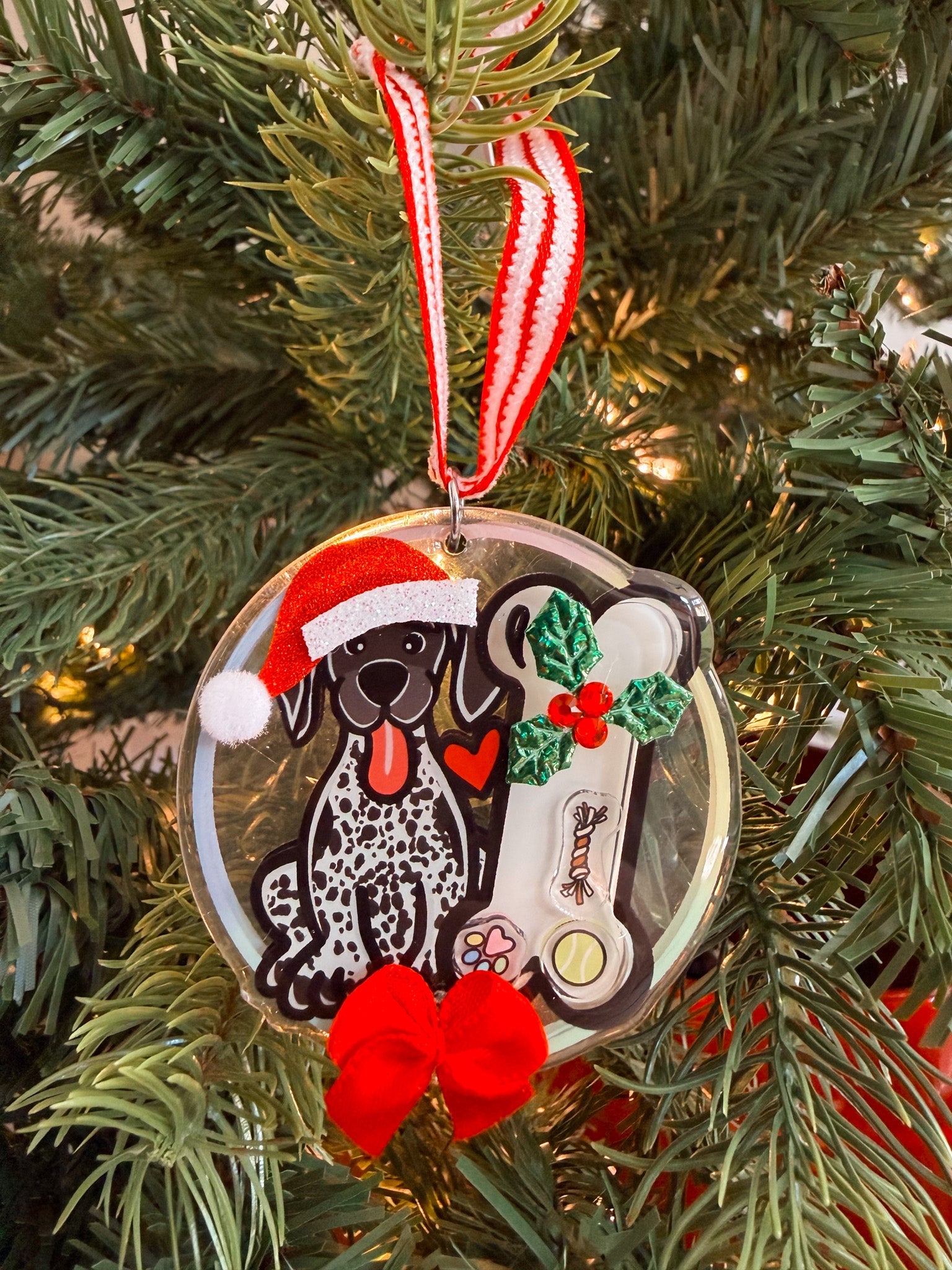 German Shorthaired Pointer Christmas Ornament - Modern Companion