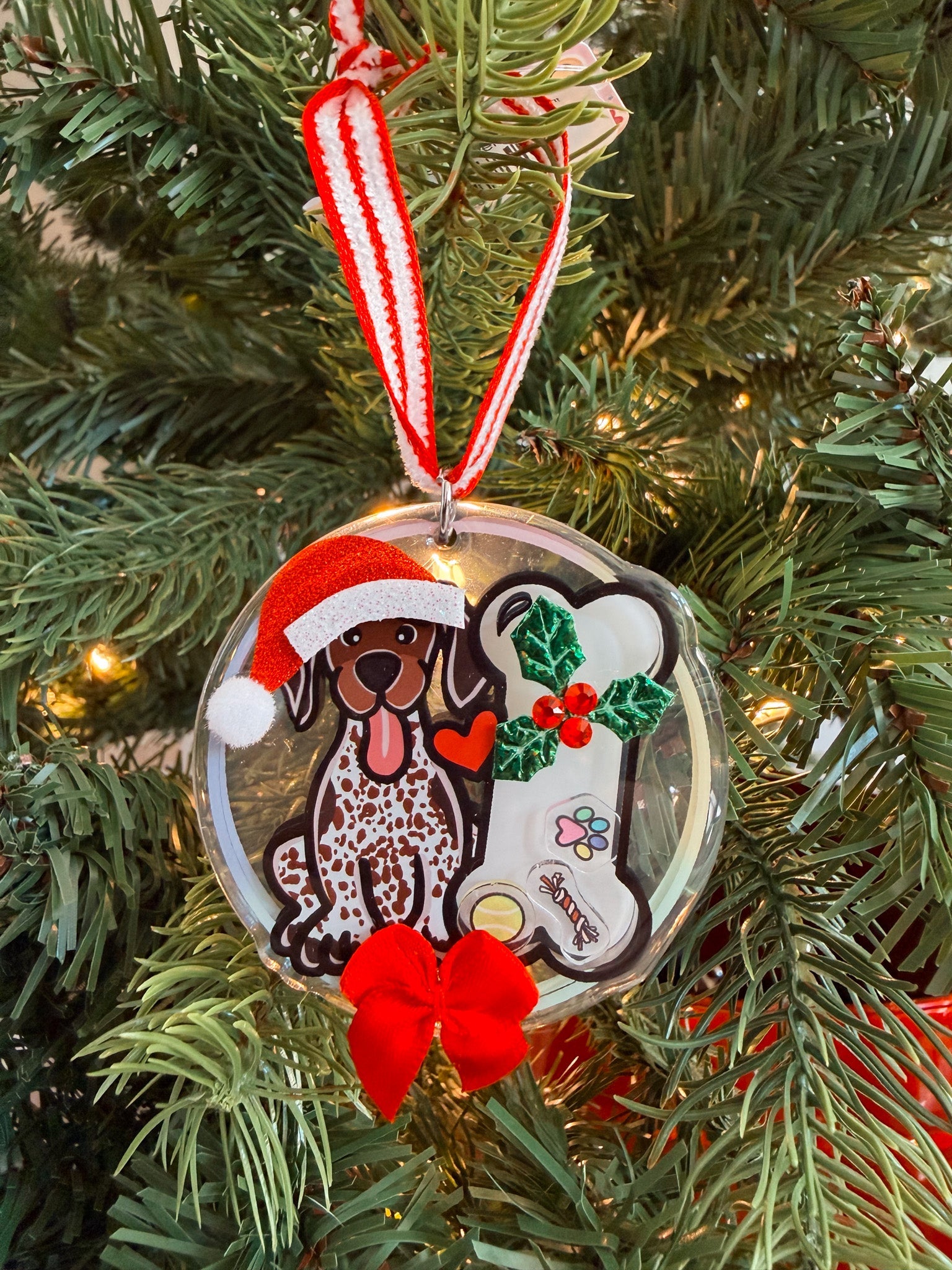 German Shorthaired Pointer Christmas Ornament - Modern Companion