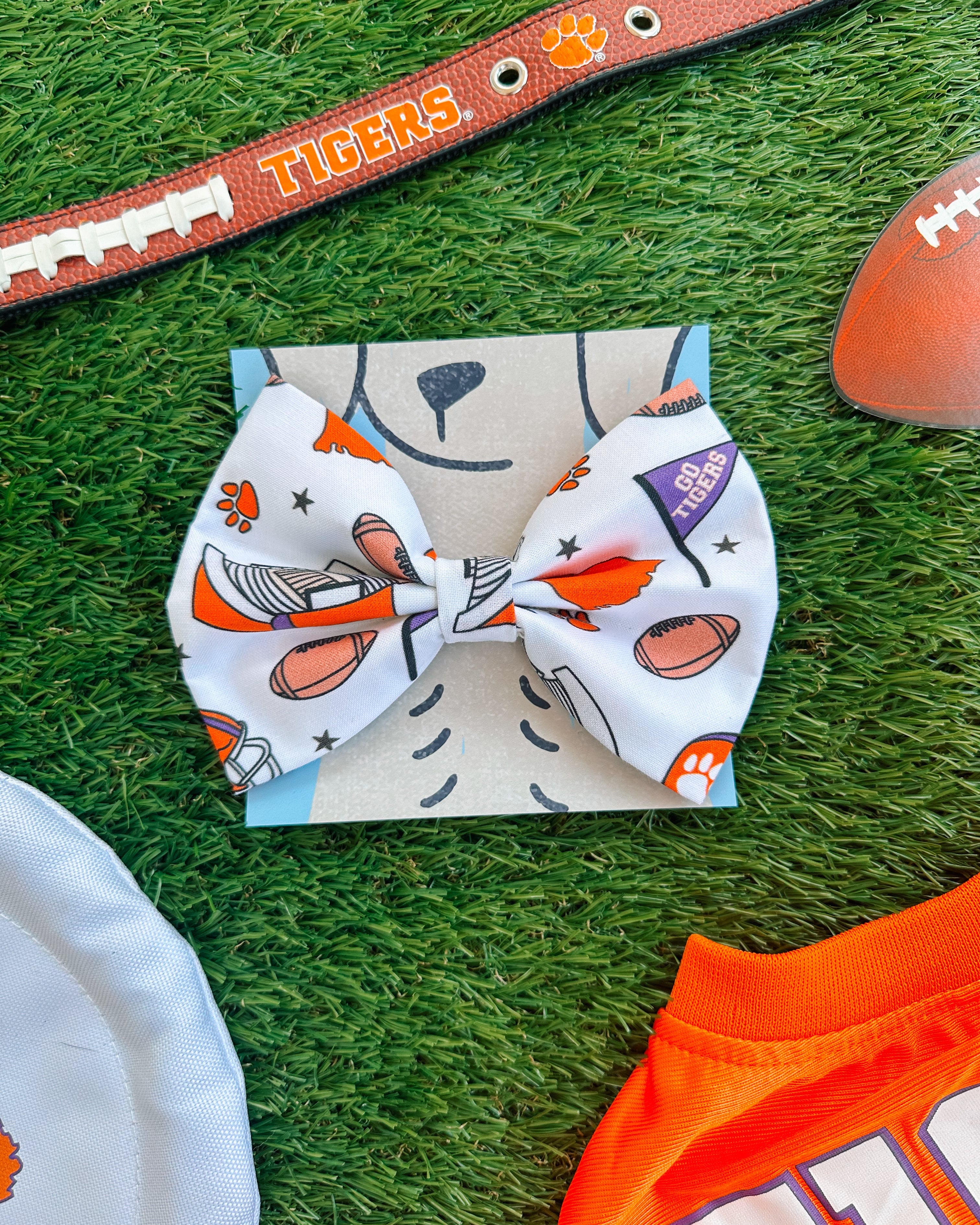 Go Tigers Pet Bowtie - Modern Companion