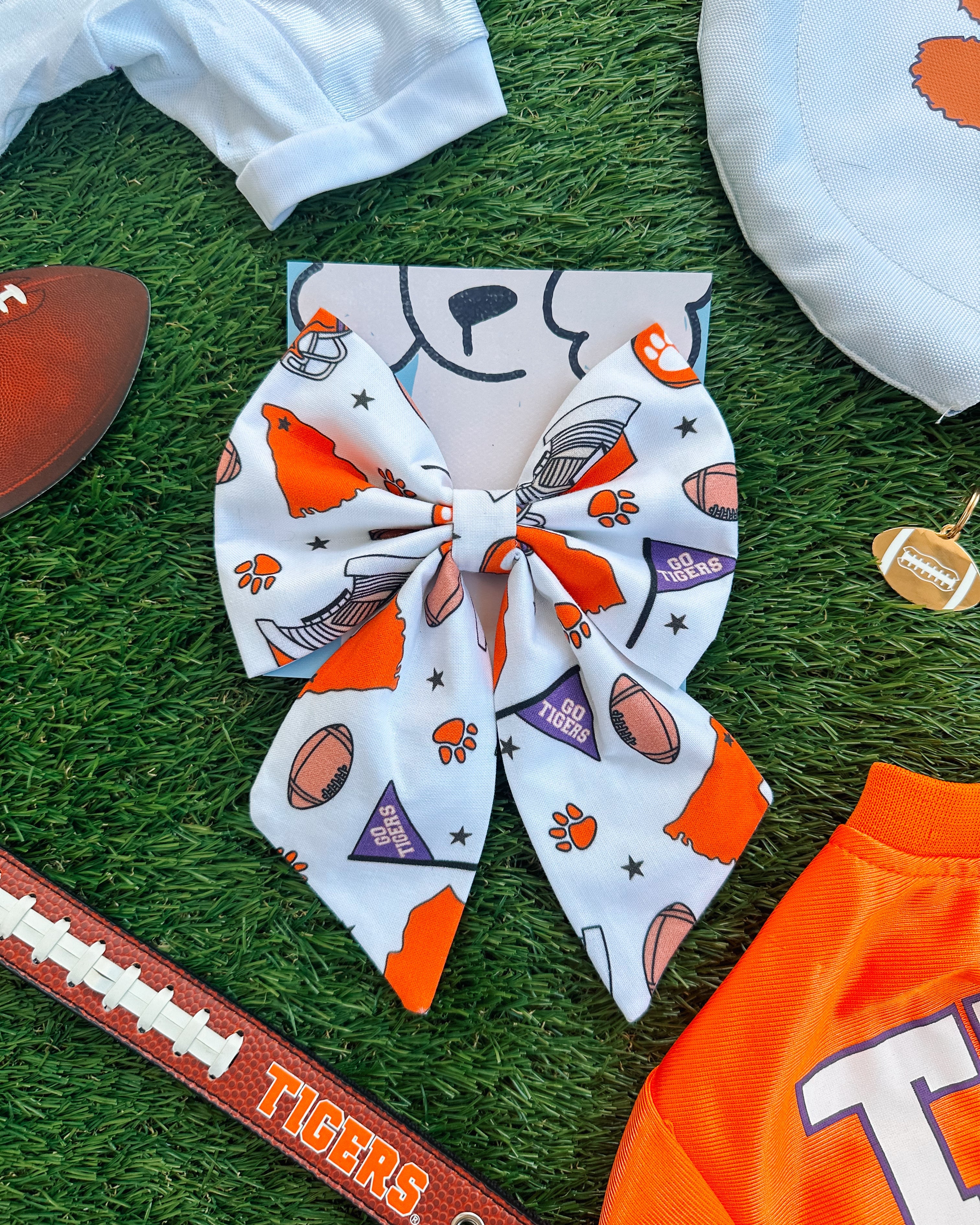 Go Tigers Pet Sailor Bow - Modern Companion