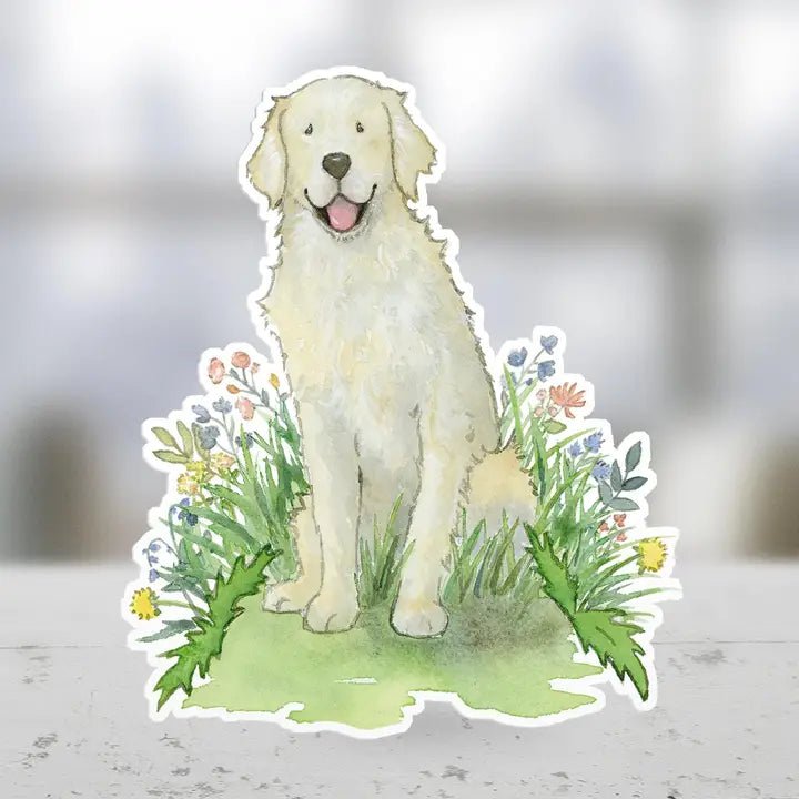 Golden Retriever Sticker - Modern Companion