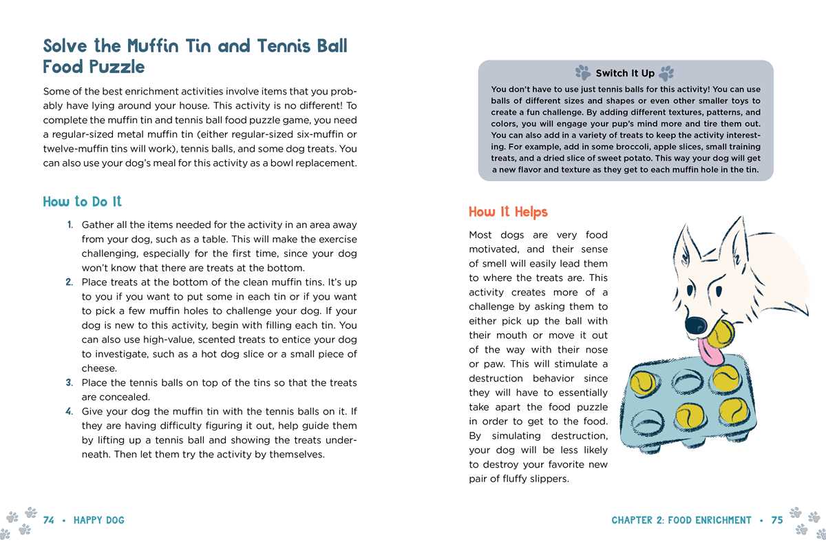 Happy Dog Enrichment Book - Modern Companion