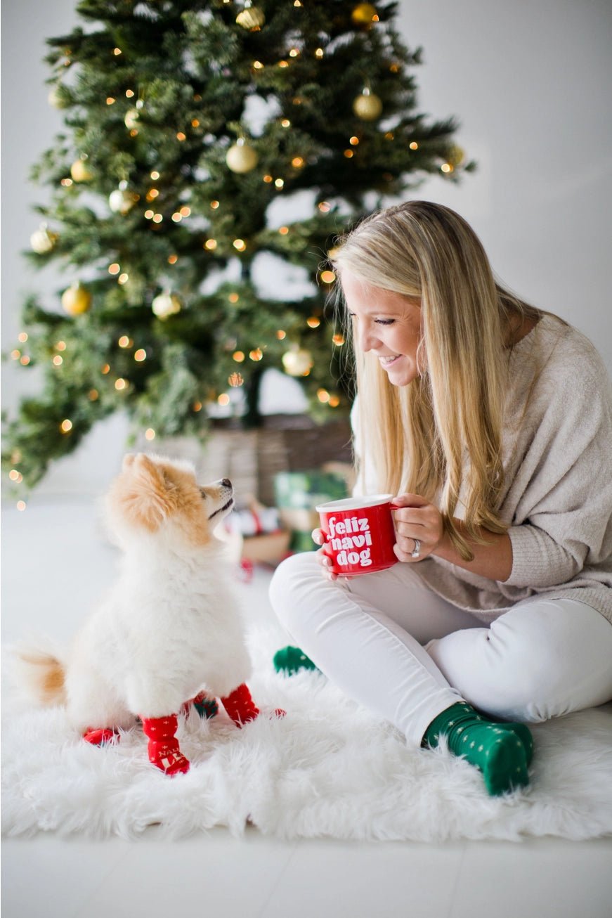 Holiday Feliz Navidog Camper Mug - Modern Companion