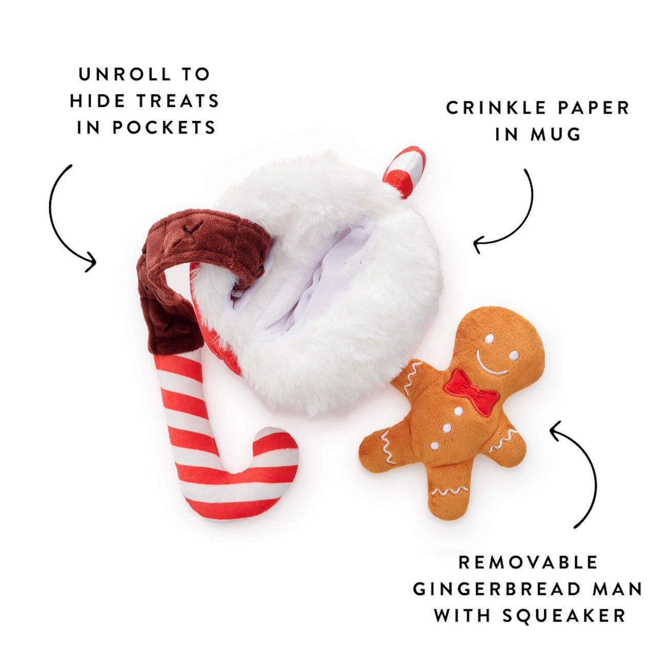 Holiday Hot Cocoa Interactive Snuffle Toy - Modern Companion
