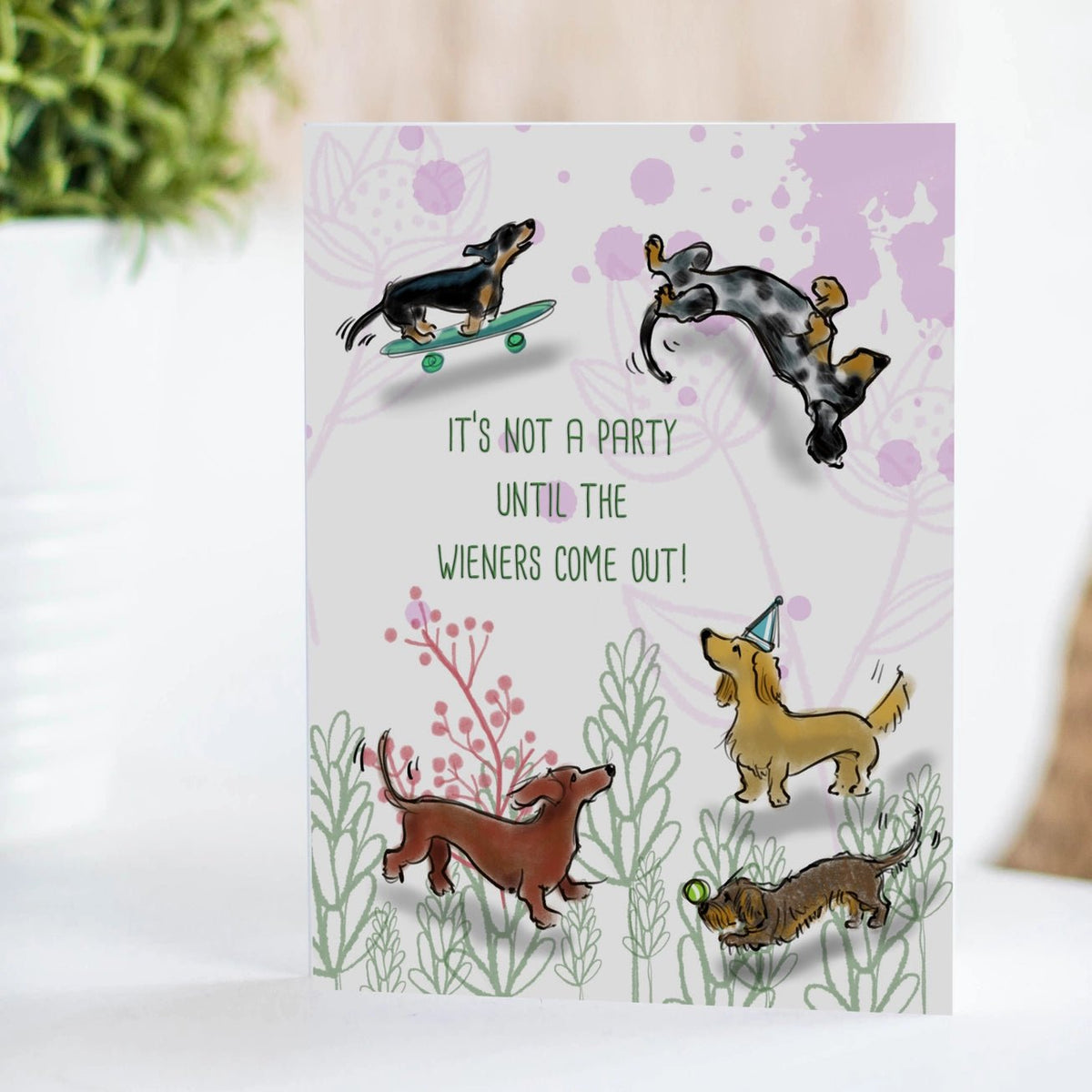 Blank Card - Bree Merryn - Squirrels - The Celebration Store