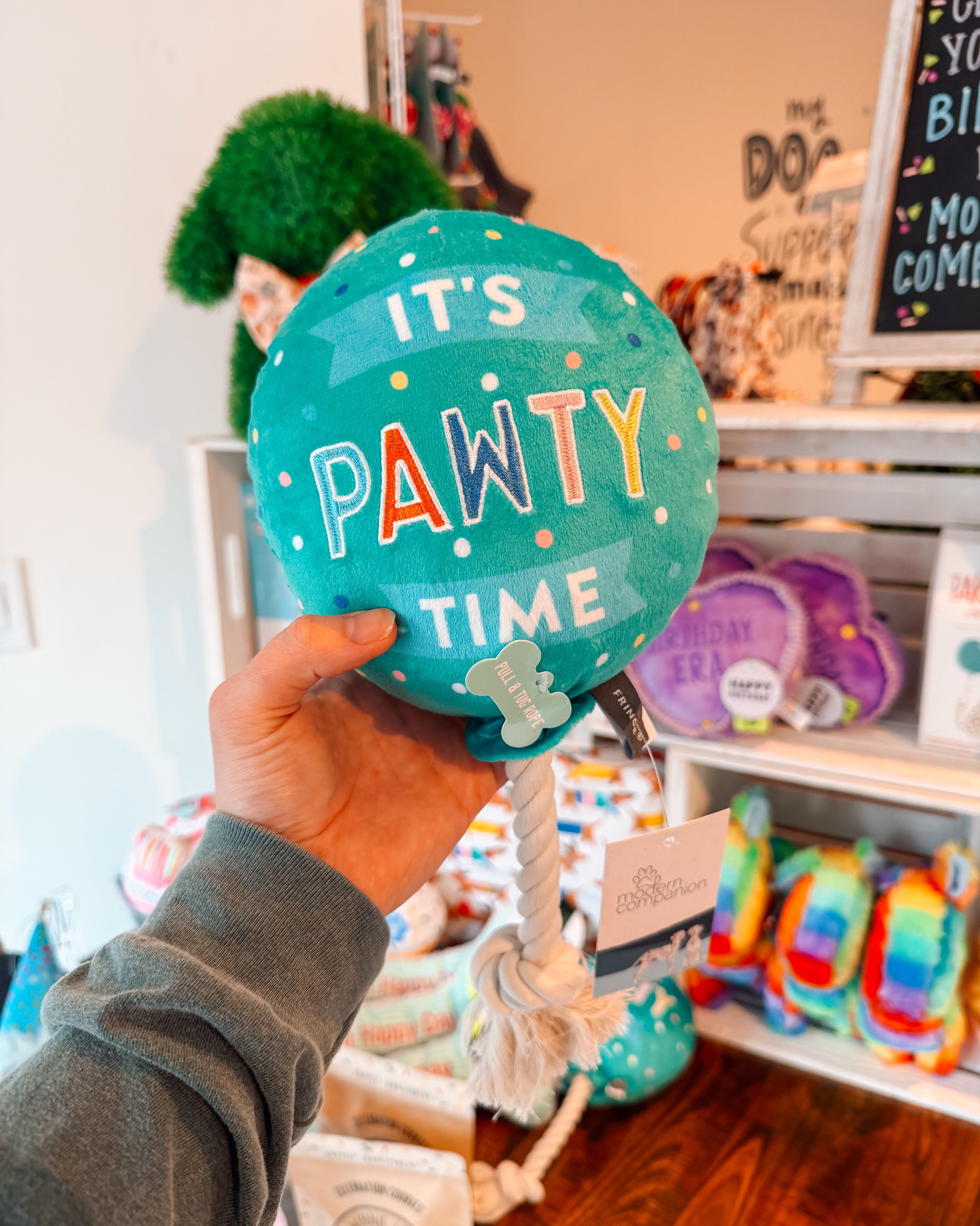 It's Pawty Time Balloon Toy - Modern Companion