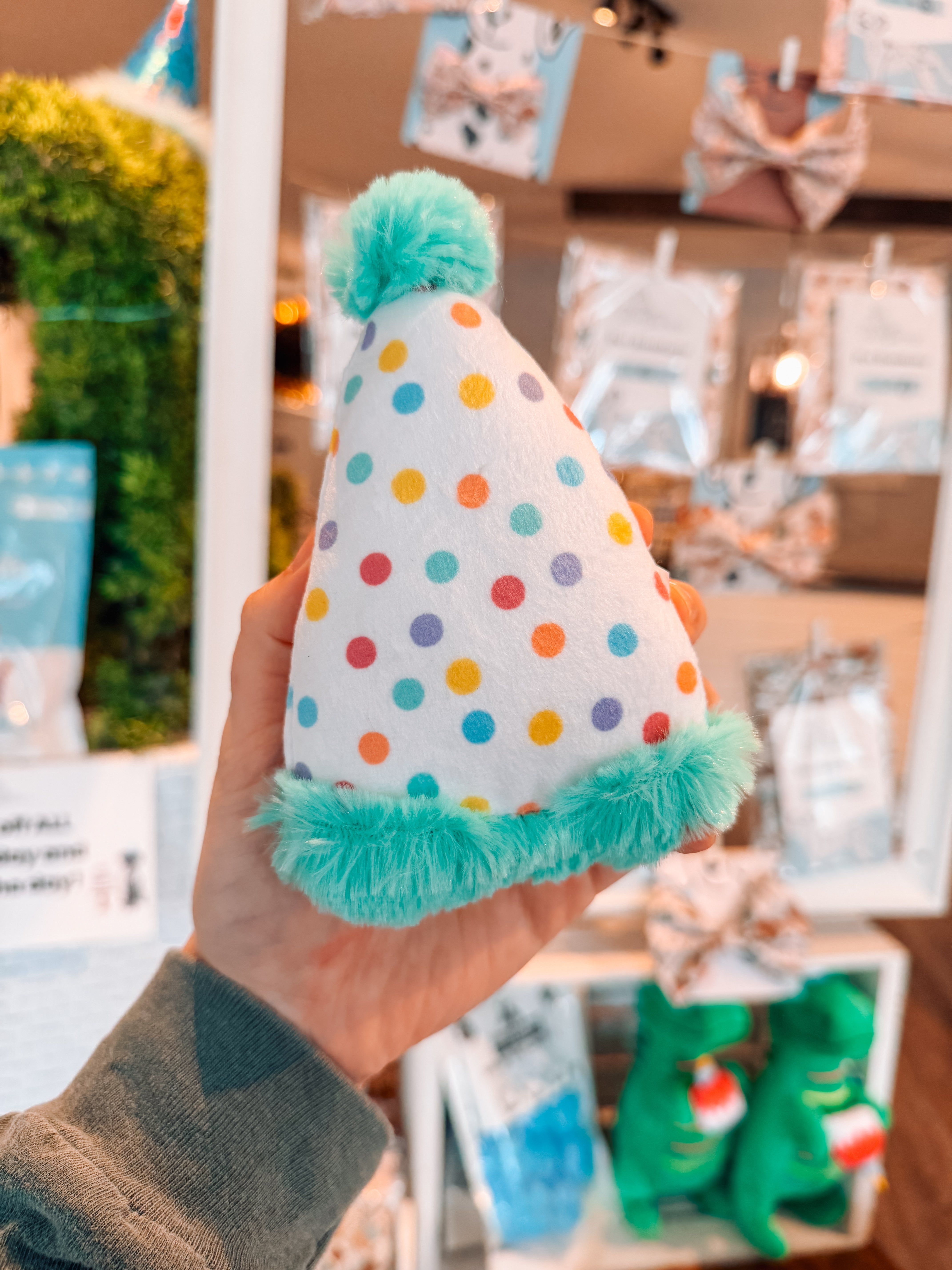 Let's Pawty Mini Fluffy Hat Toy - Modern Companion