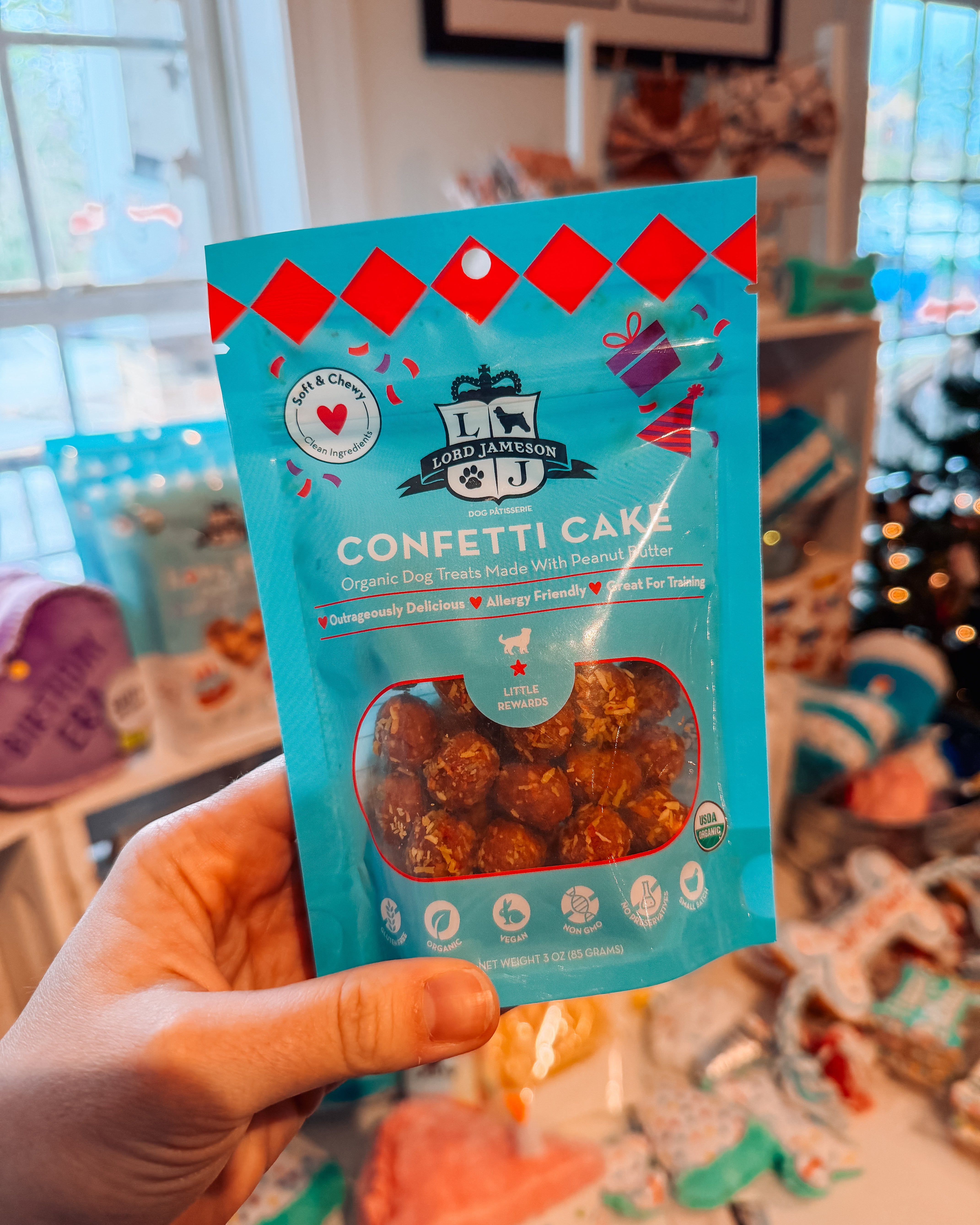 Lord Jameson Confetti Cake Organic Chewy Dog Treats - Modern Companion