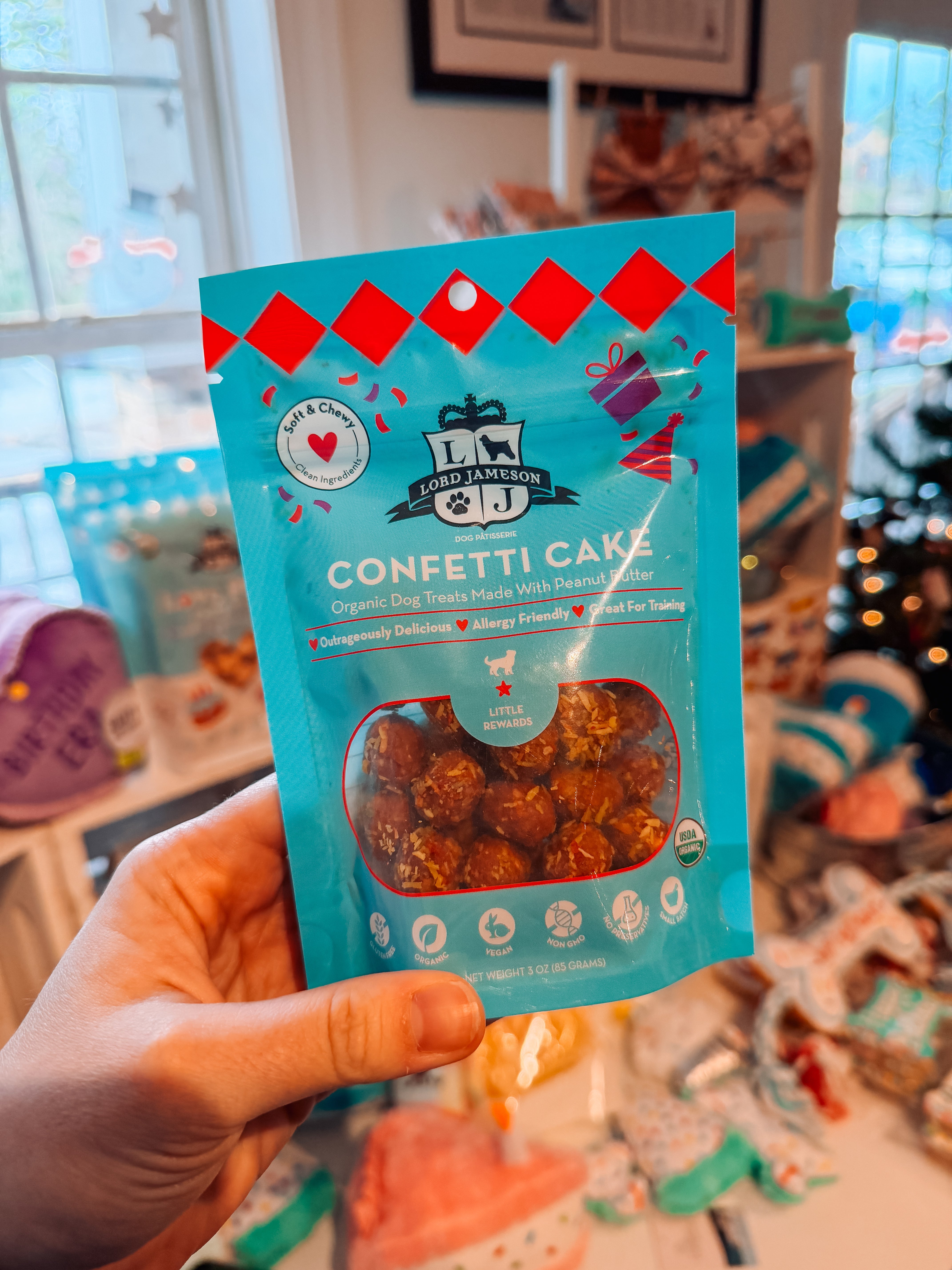 Lord Jameson Confetti Cake Organic Chewy Dog Treats - Modern Companion