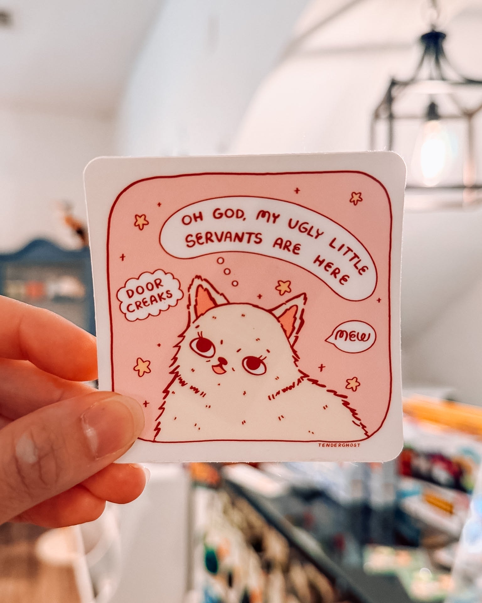 Mean Kitty Sticker - Modern Companion
