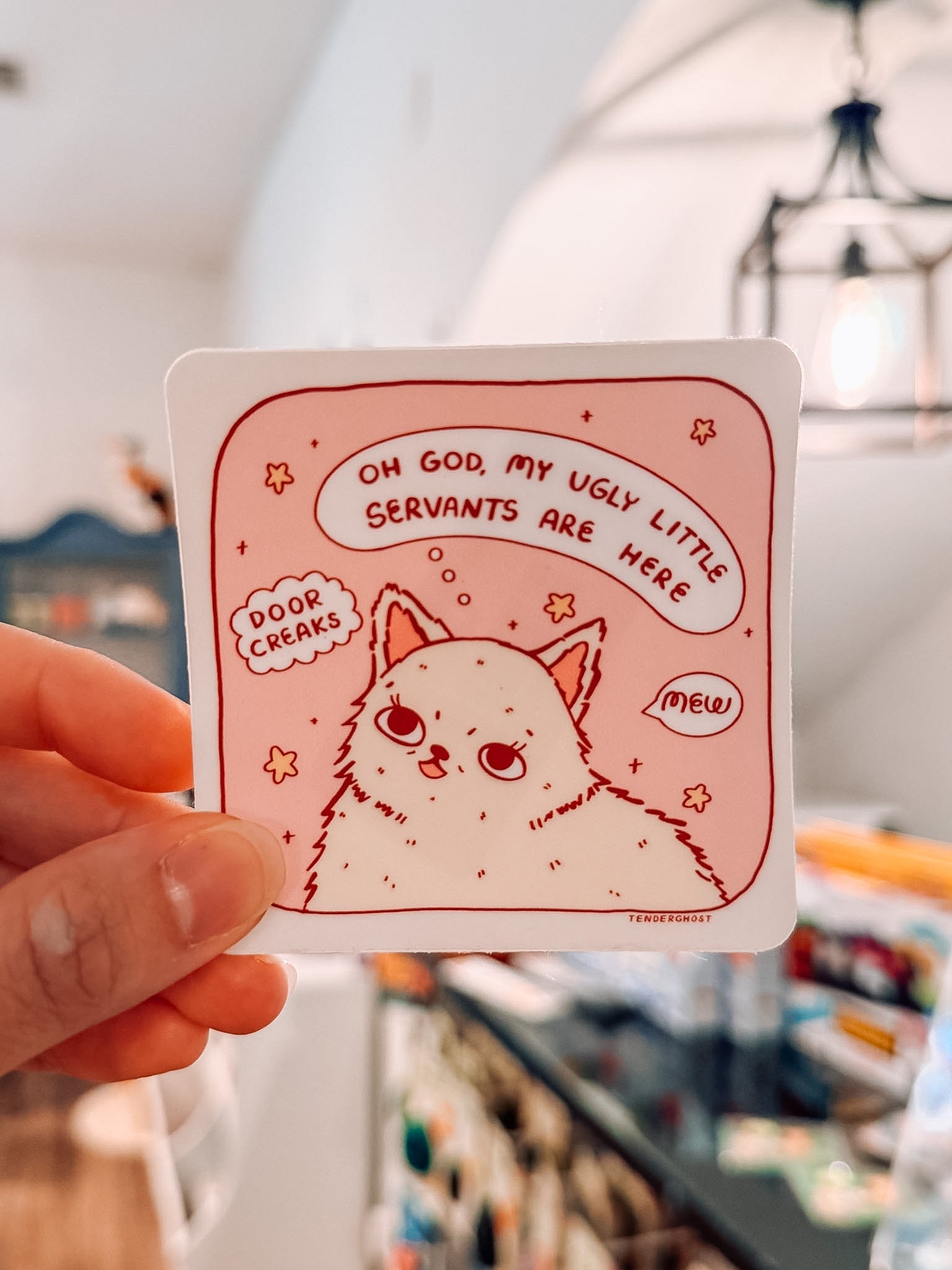Mean Kitty Sticker - Modern Companion