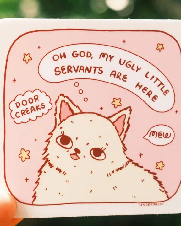 Mean Kitty Sticker - Modern Companion