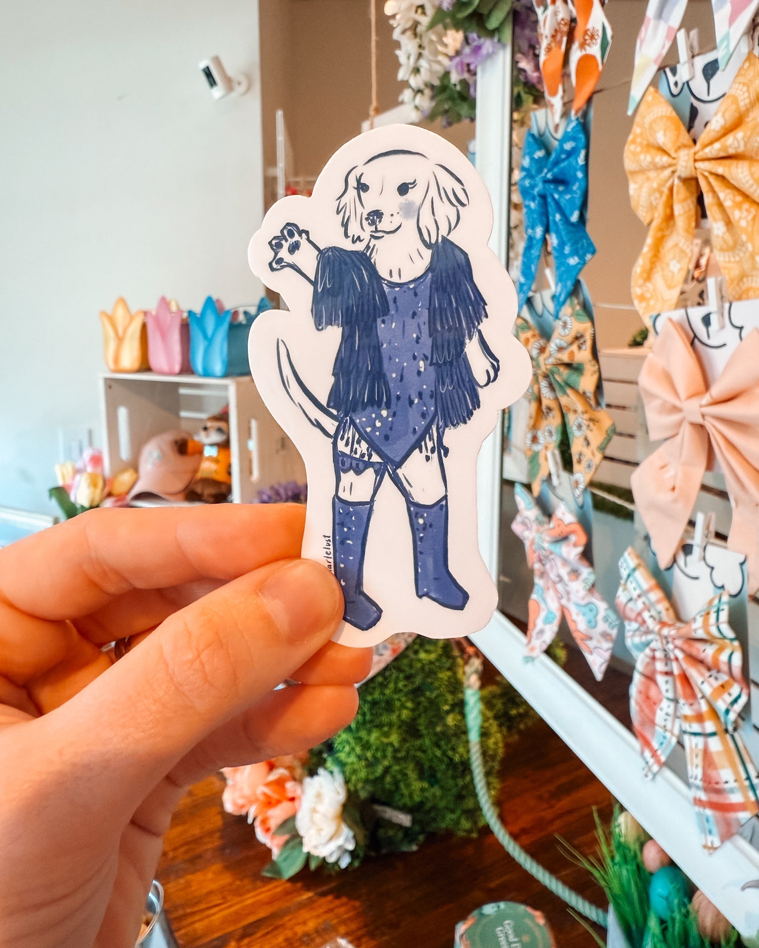 Midnight Swiftie Pup Sticker - Modern Companion