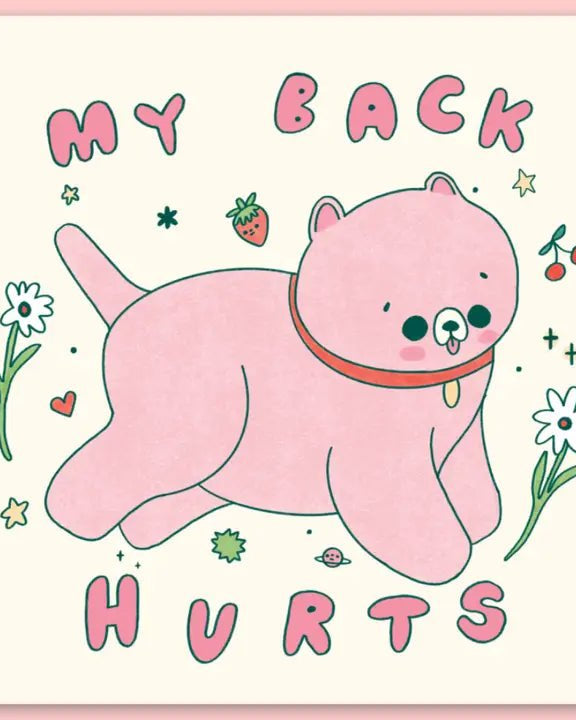 My Back Hurts Sticker - Modern Companion