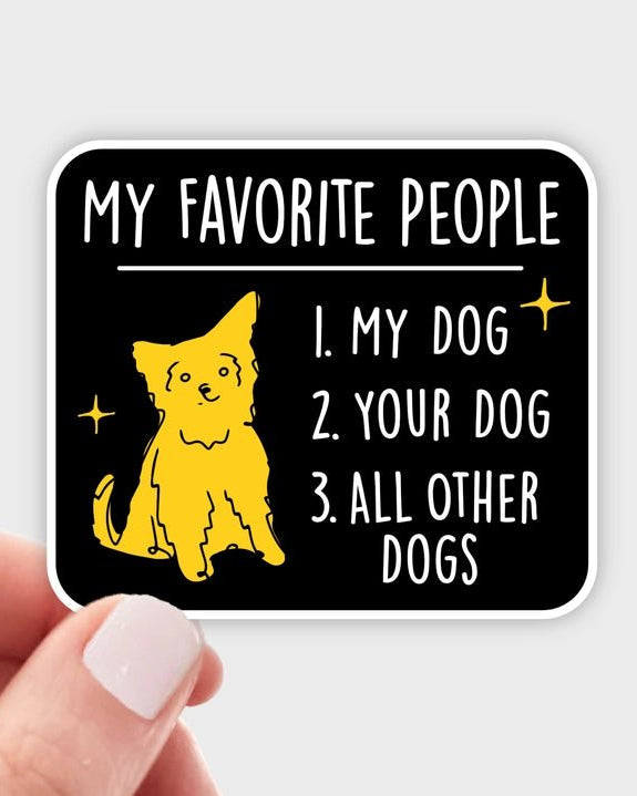 My Favorite People Sticker - Modern Companion