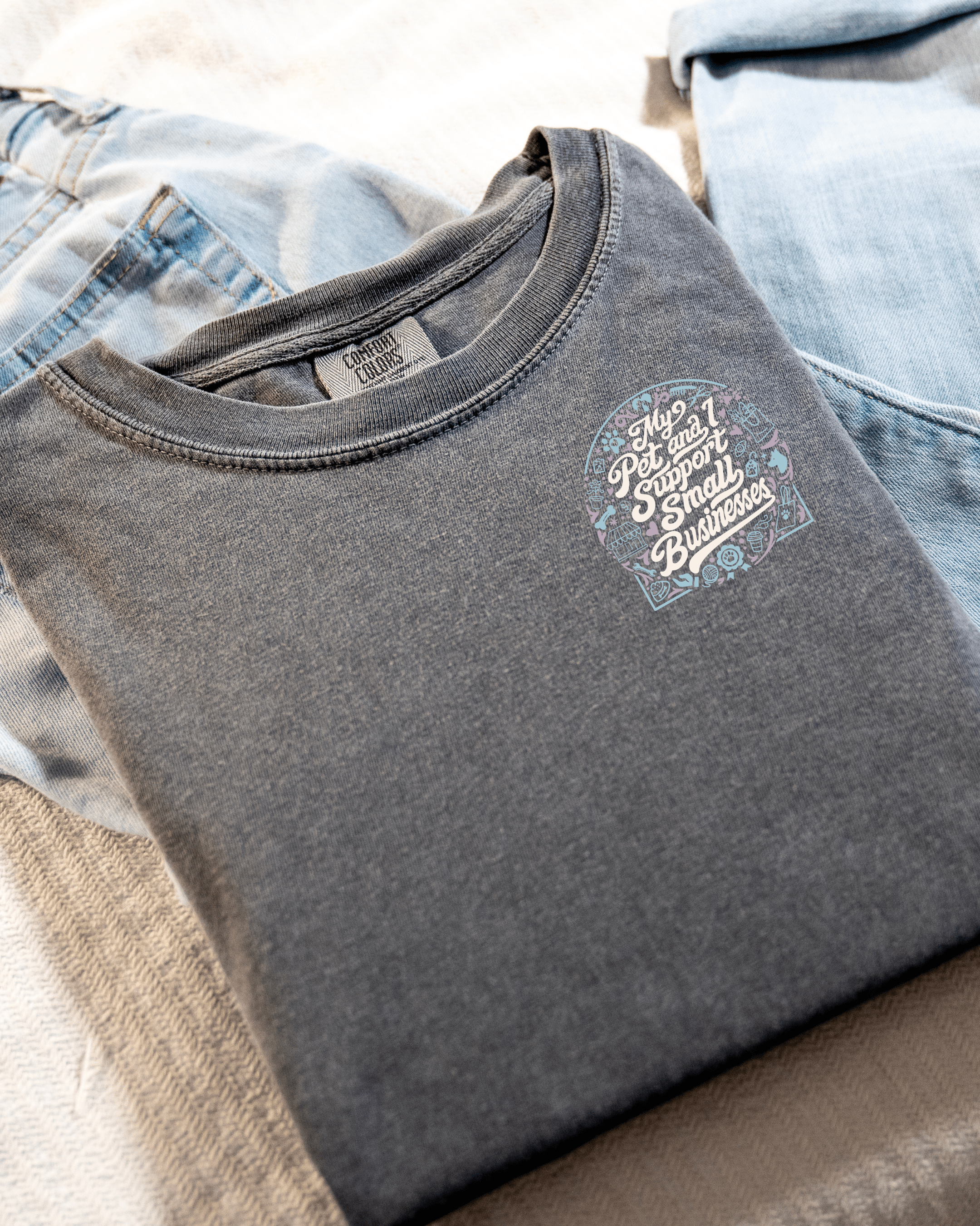 My Pet And I Support Small Businesses Tee - Modern Companion