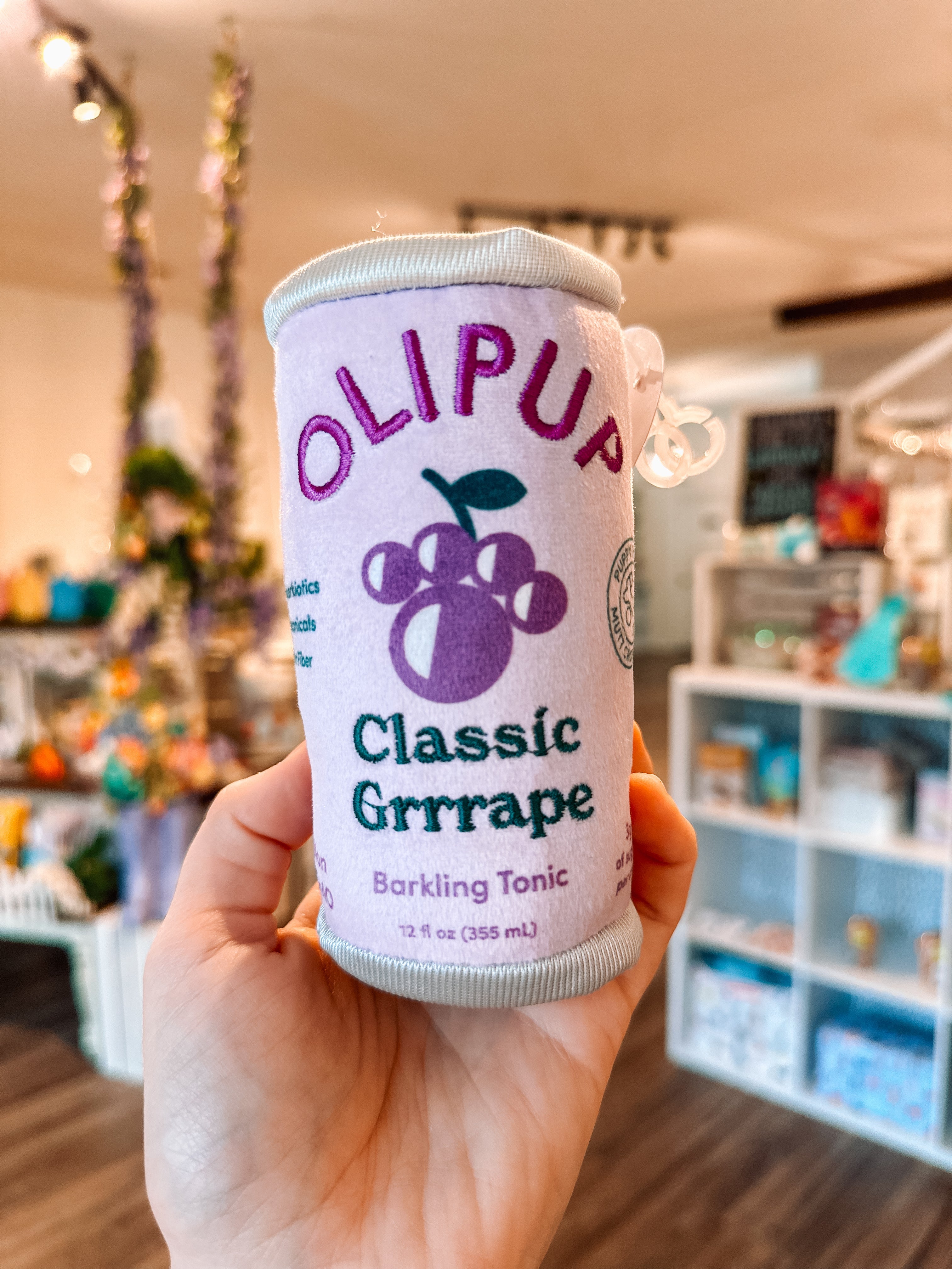 Olipup Grrrape Dog Toy - Modern Companion