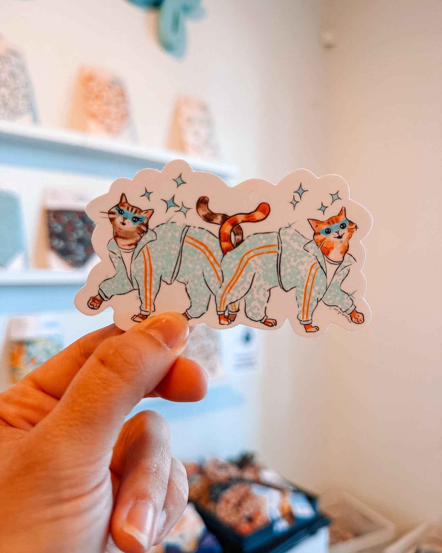 Opalite Cats Sticker - Modern Companion