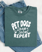 Pet Dogs Shop Local Repeat™ Tee - Modern Companion