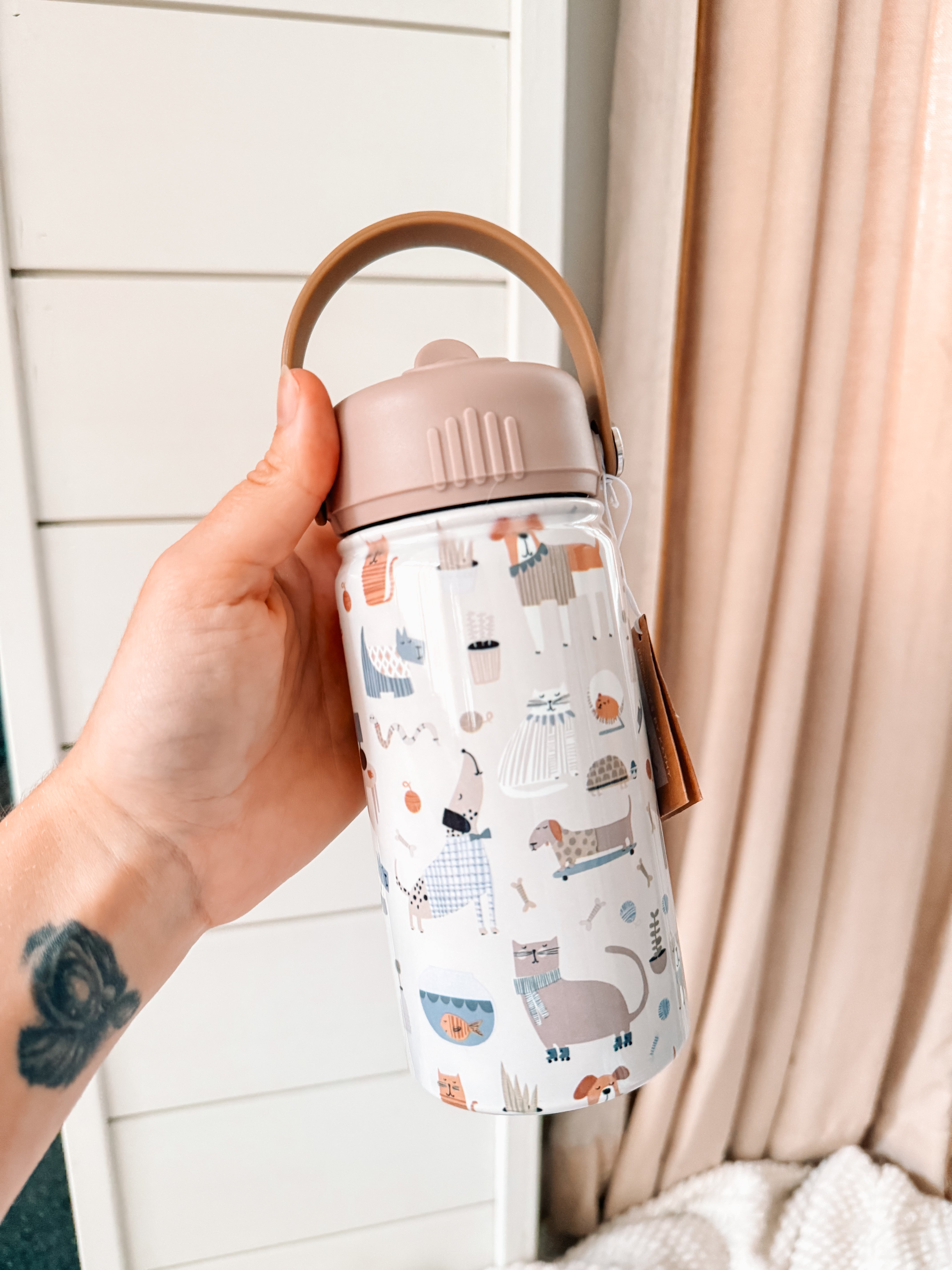 Pets Kids Water Bottle - Modern Companion