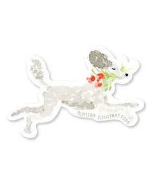 Poodle Dog Sticker - Modern Companion