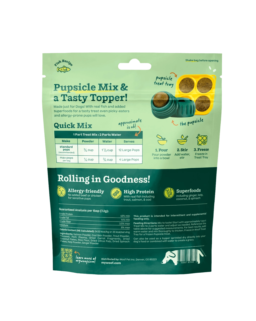 Pupsicle Treat Mix - Sushi Roll - Modern Companion