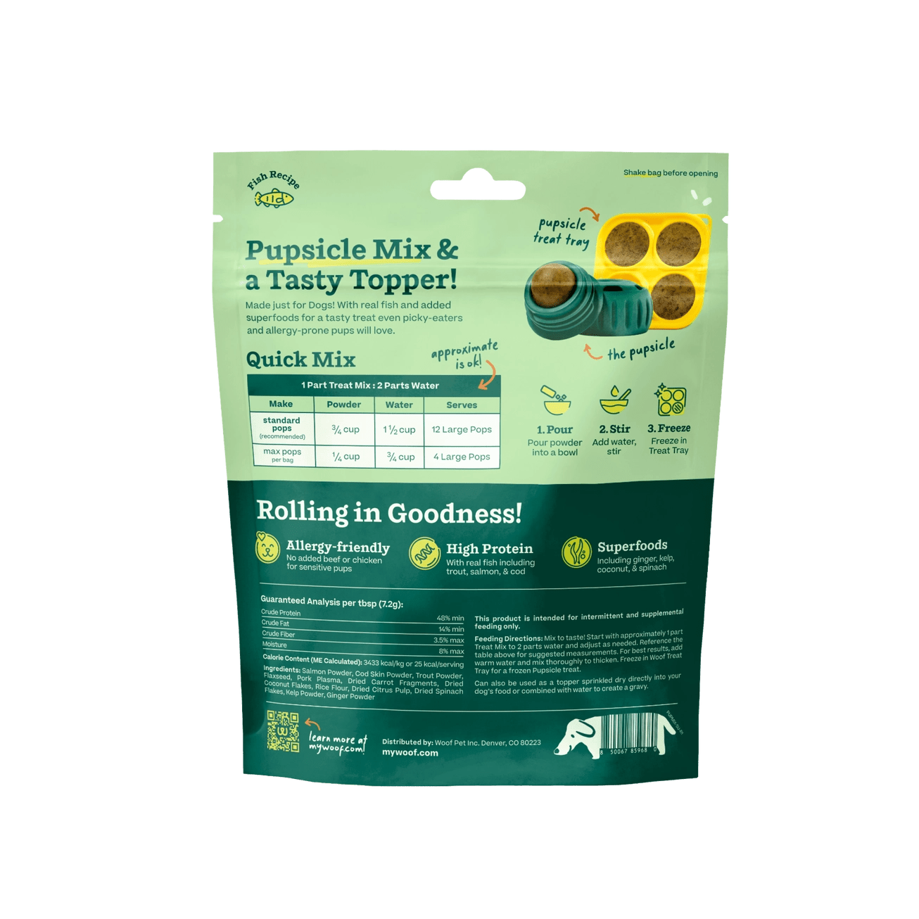 Pupsicle Treat Mix - Sushi Roll - Modern Companion